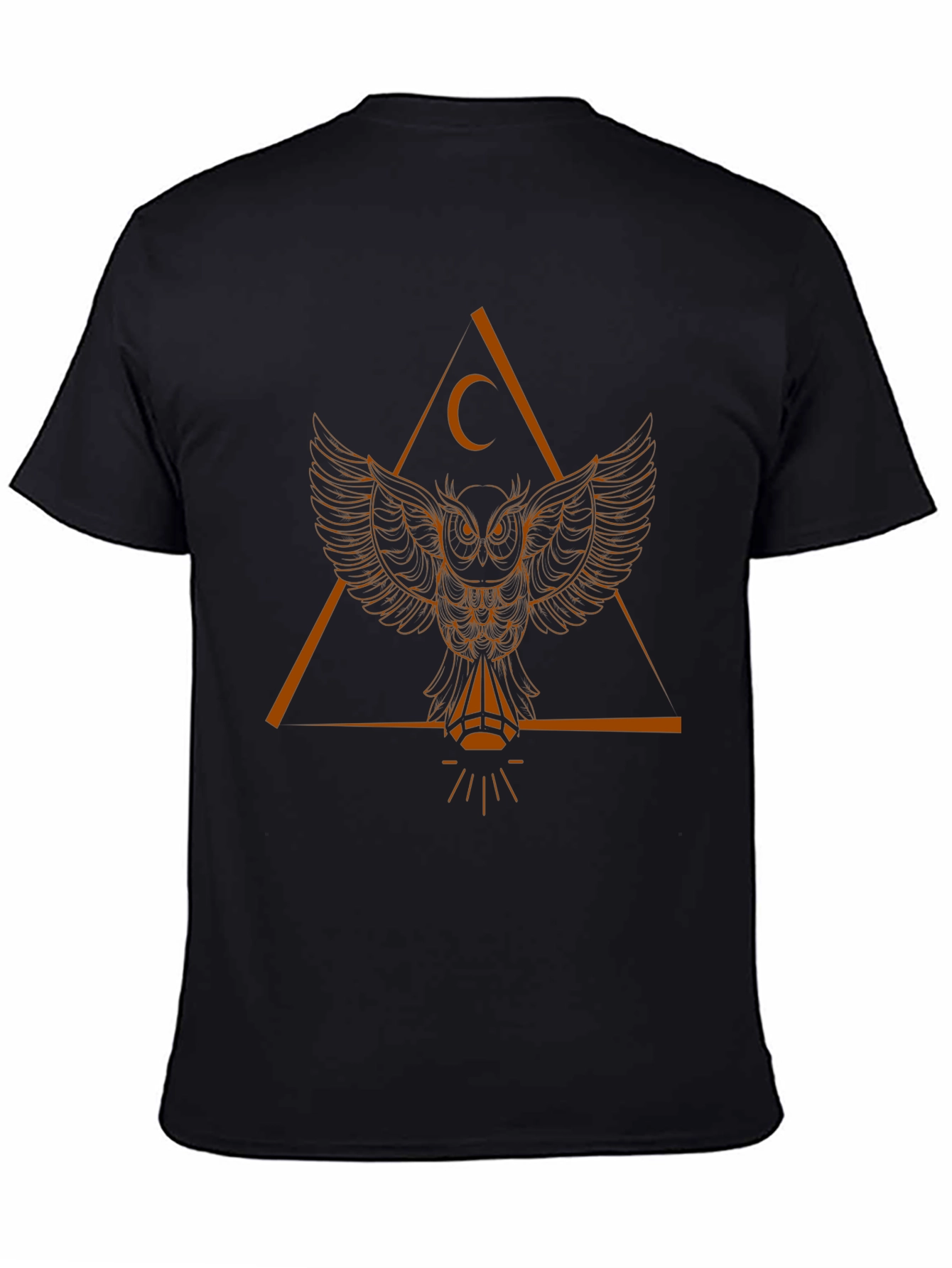 Owl Triangle Graphic T-Shirt