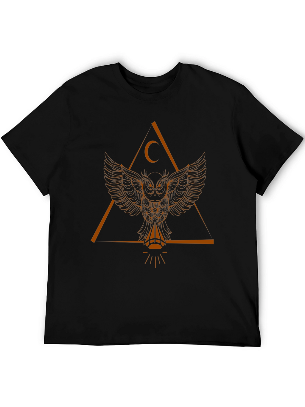 Owl Triangle Graphic T-Shirt