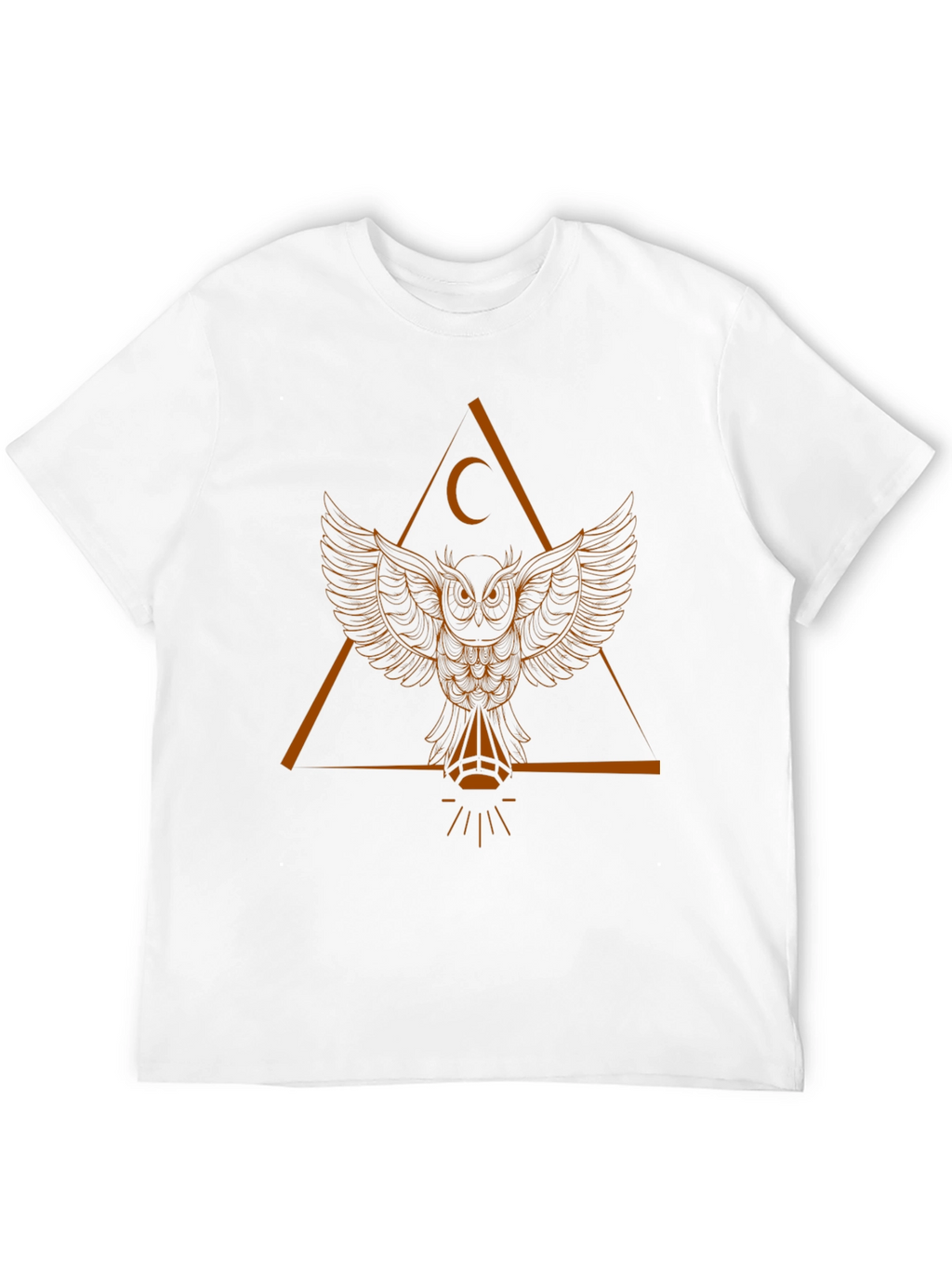 Owl Triangle Graphic T-Shirt