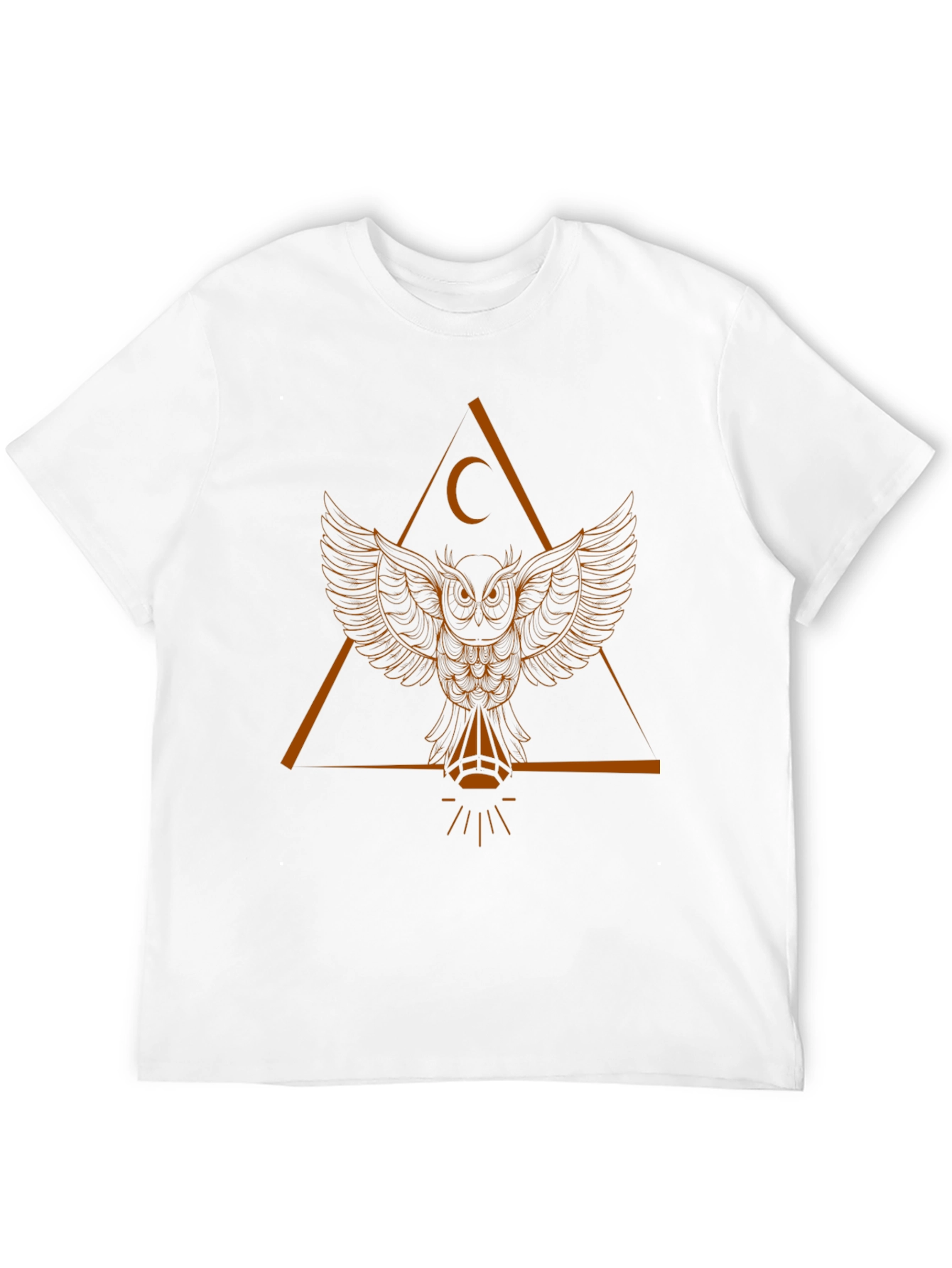 Owl Triangle Graphic T-Shirt