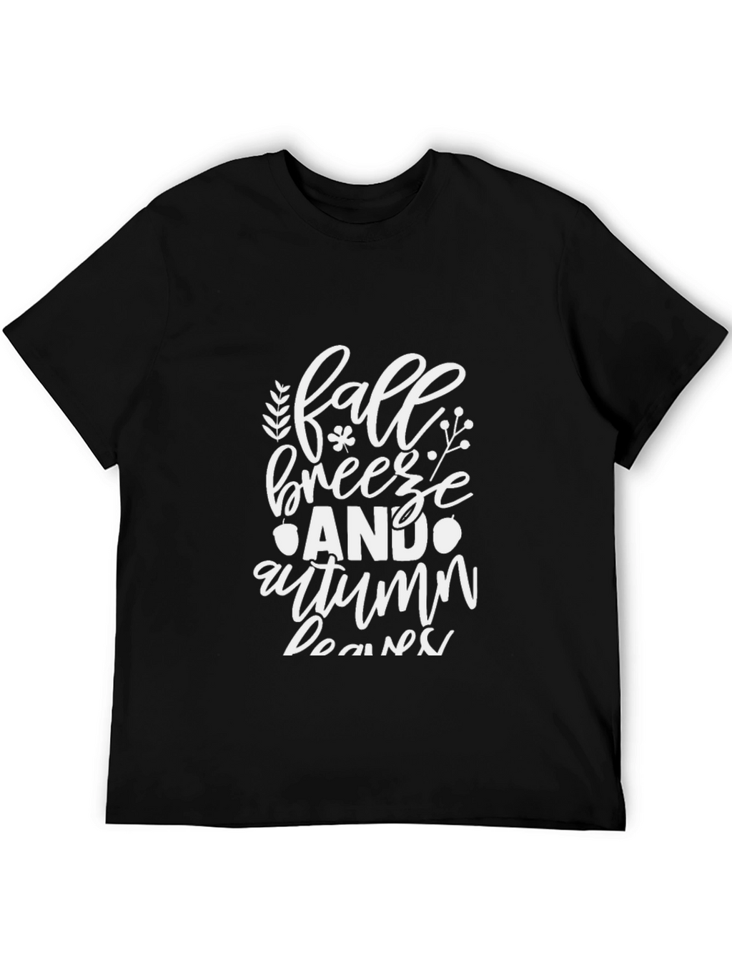 Fall Breeze Autumn Leaves Graphic Tee