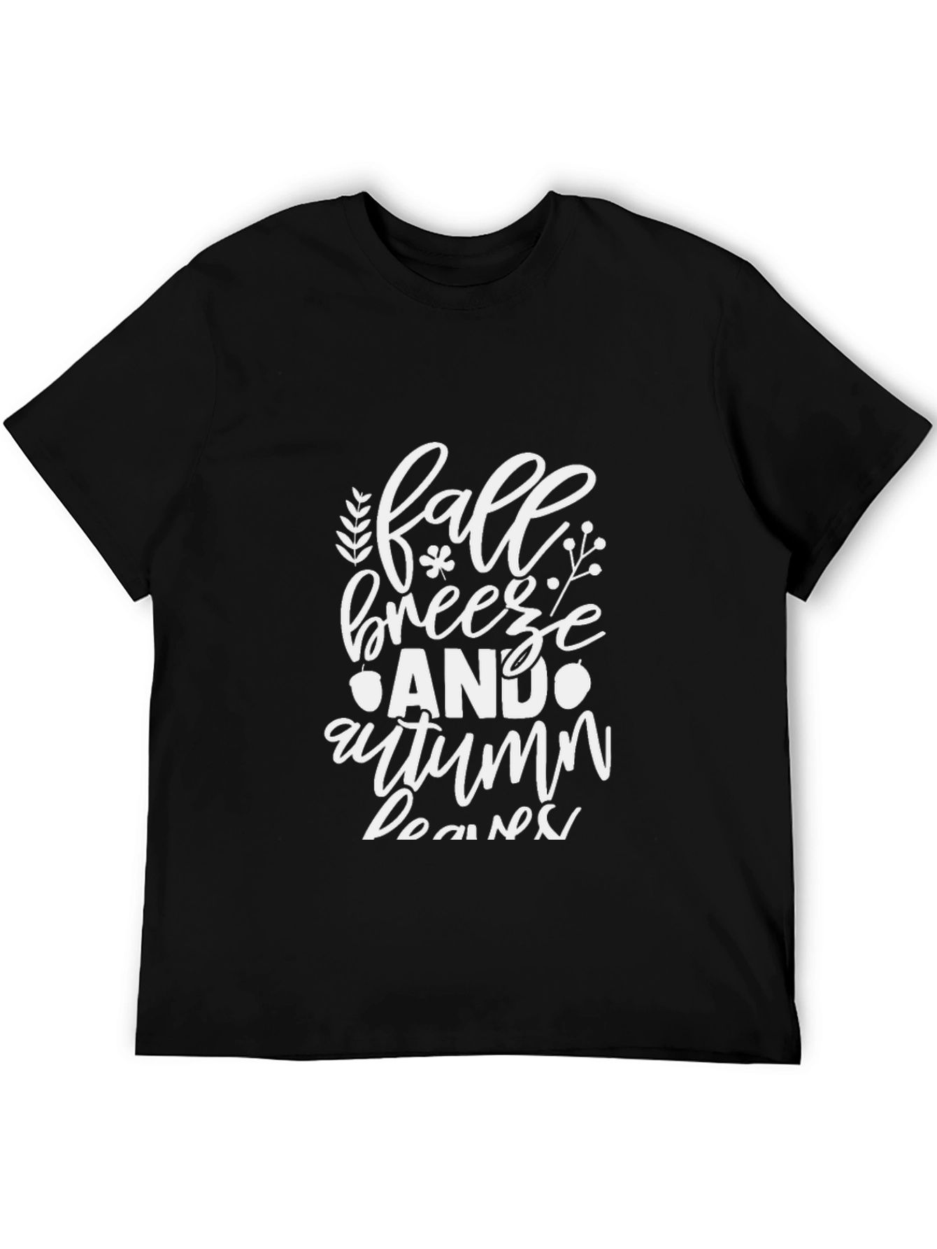 Fall Breeze Autumn Leaves Graphic Tee