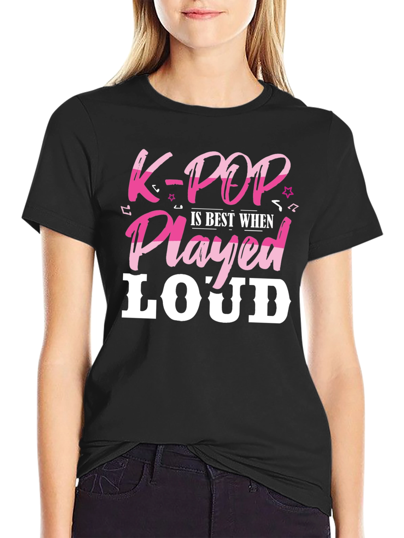 K-POP Loud Music T-Shirt - Stylish Graphic Tee