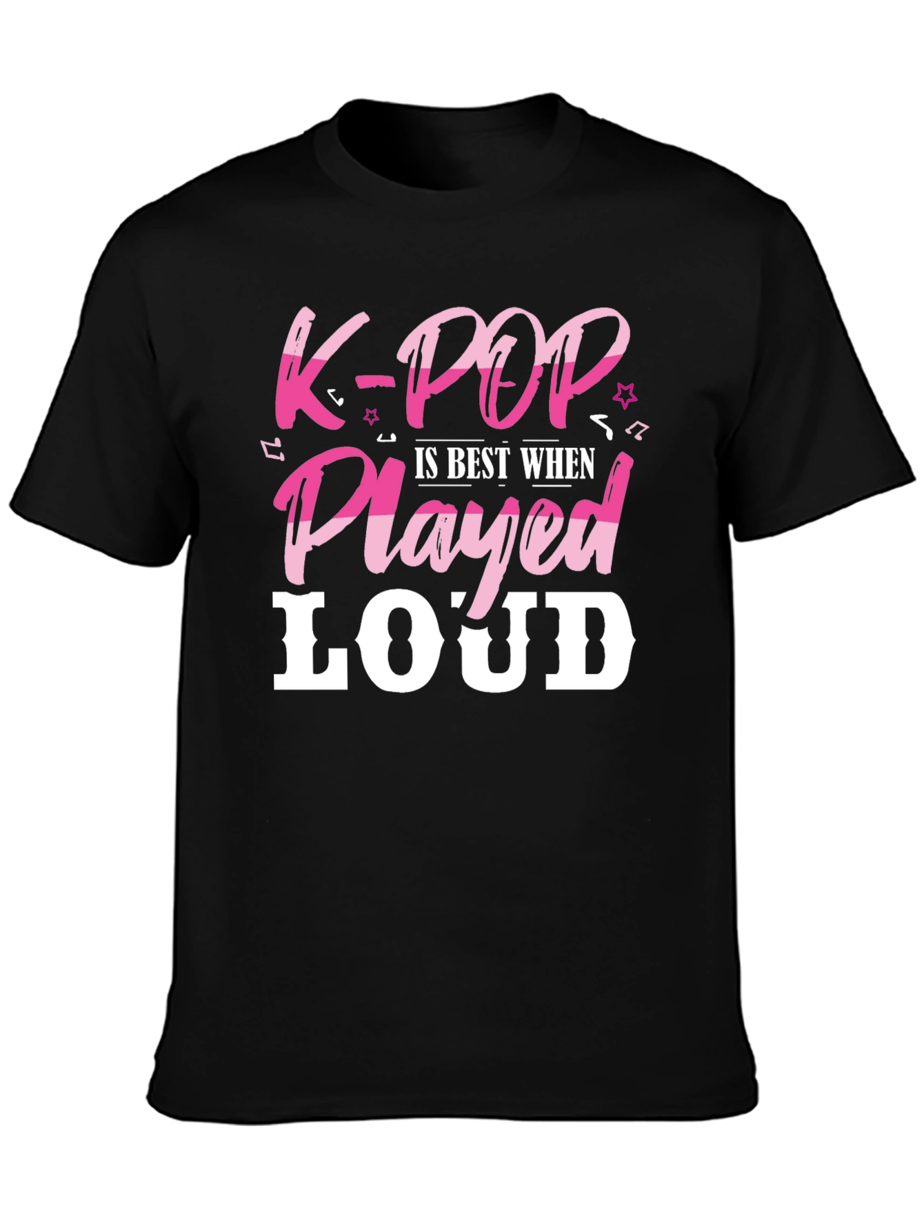 K-POP Loud Music T-Shirt - Stylish Graphic Tee