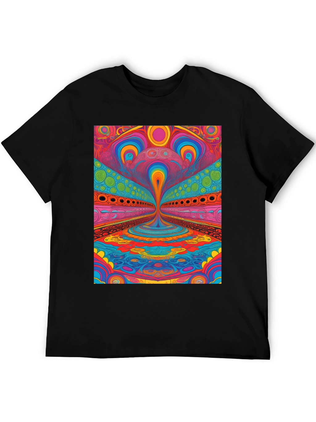 Psychedelic Art T-Shirt - Vibrant Graphic Tee