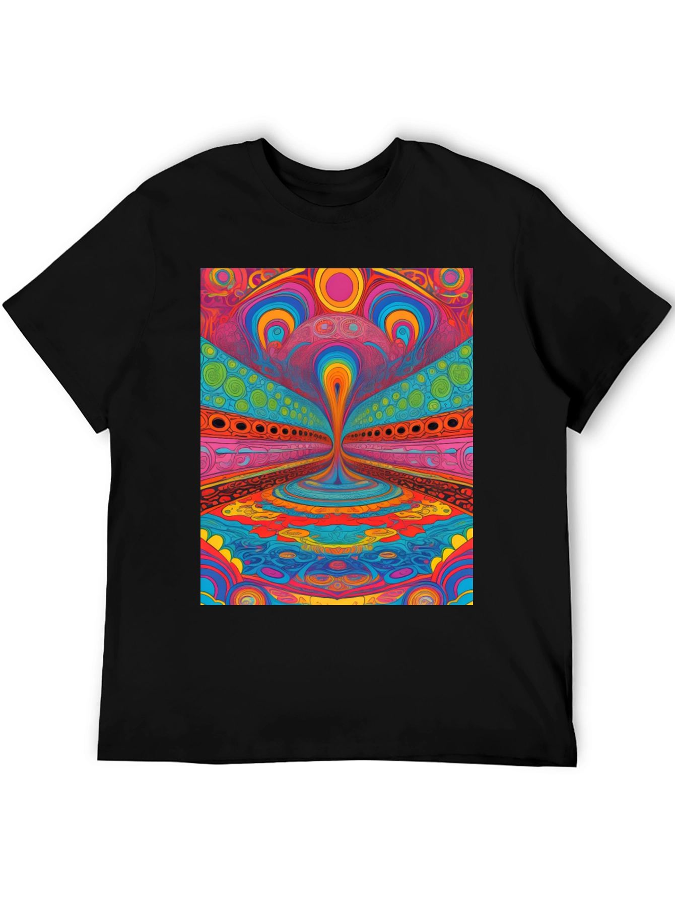 Psychedelic Art T-Shirt - Vibrant Graphic Tee