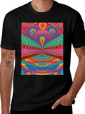Psychedelic Art T-Shirt - Vibrant Graphic Tee