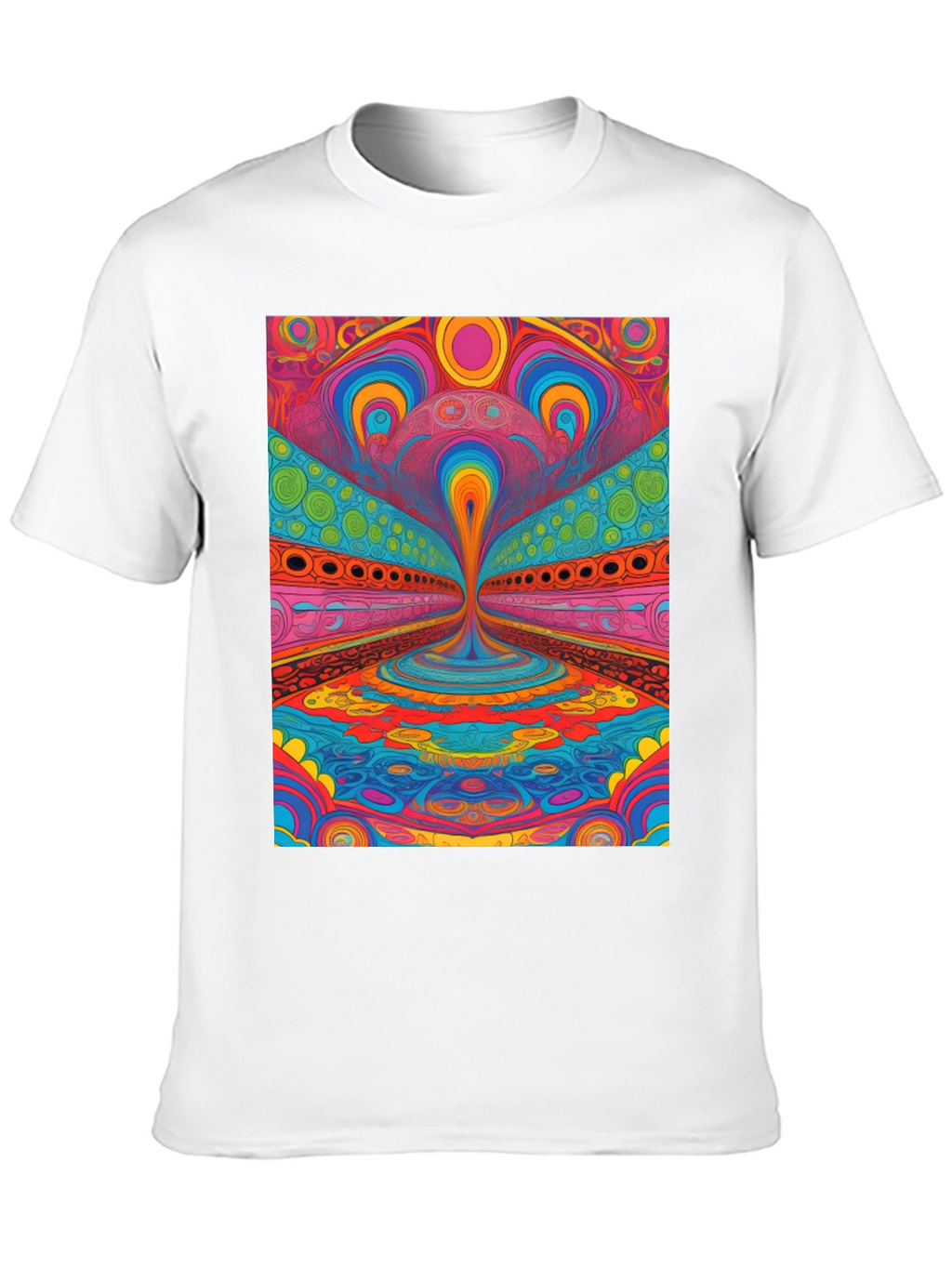 Psychedelic Art T-Shirt - Vibrant Graphic Tee