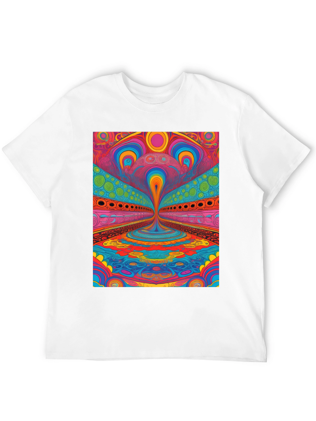 Psychedelic Art T-Shirt - Vibrant Graphic Tee