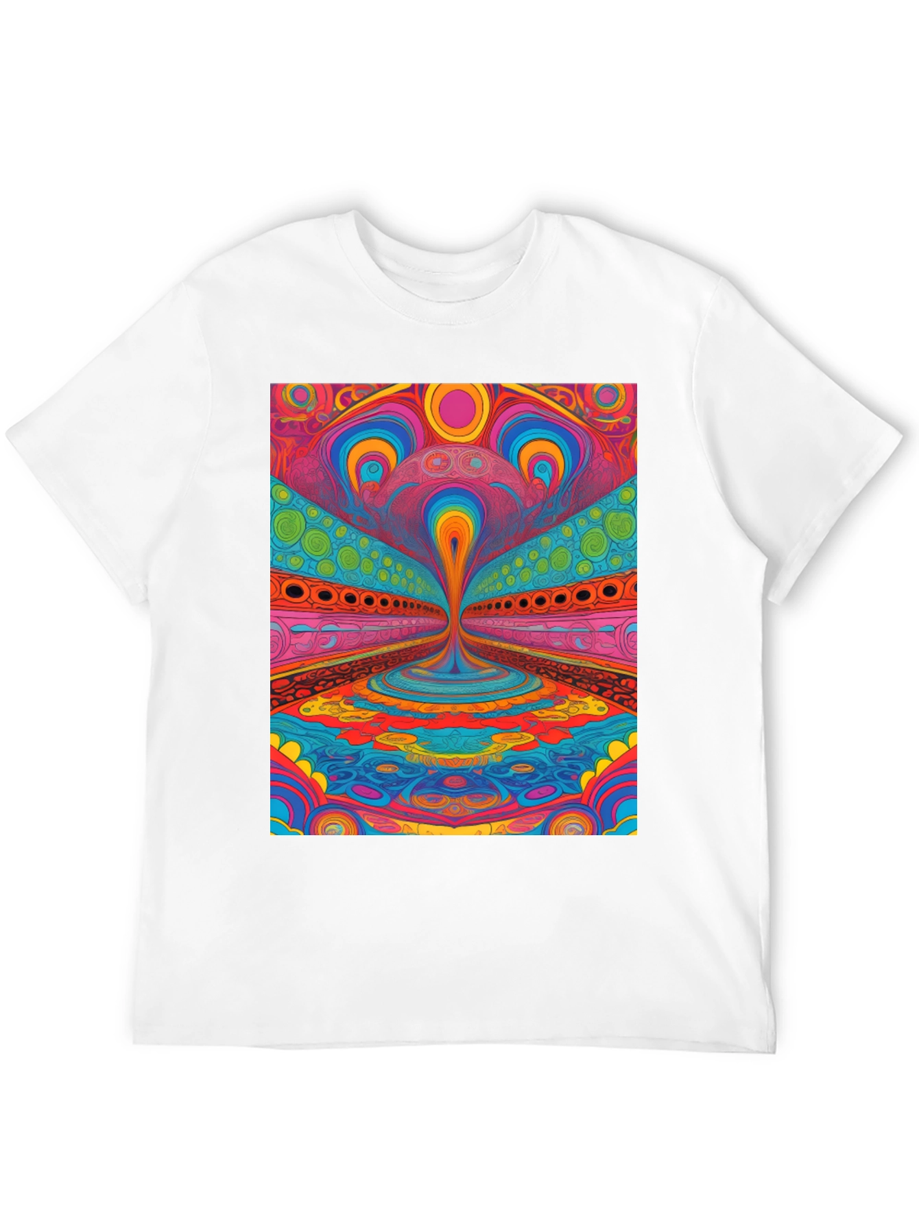 Psychedelic Art T-Shirt - Vibrant Graphic Tee