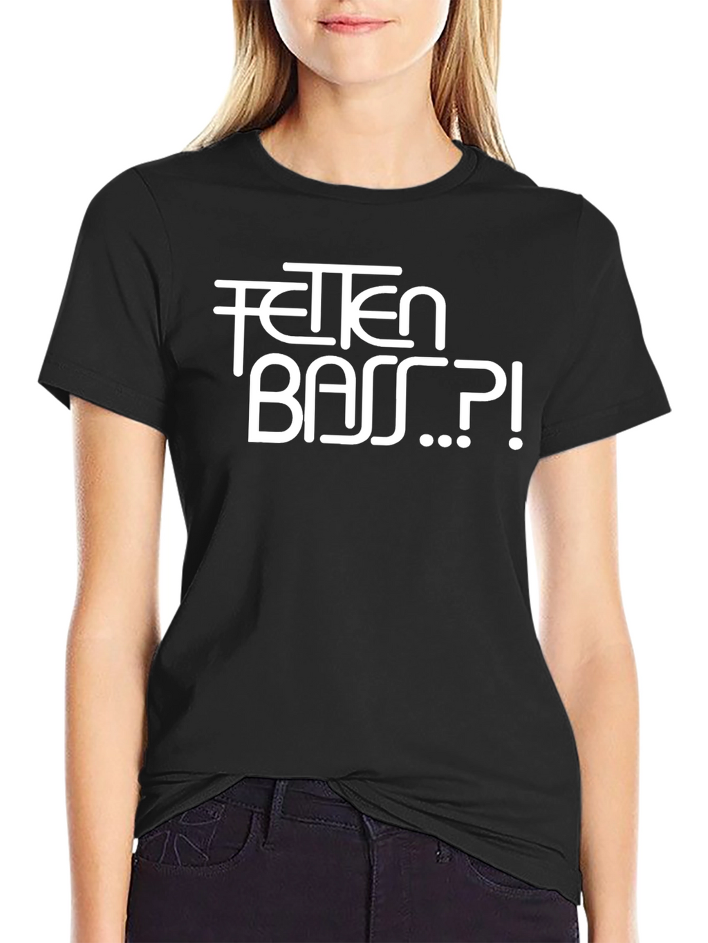 FETTEN BASS Funny Black T-Shirt