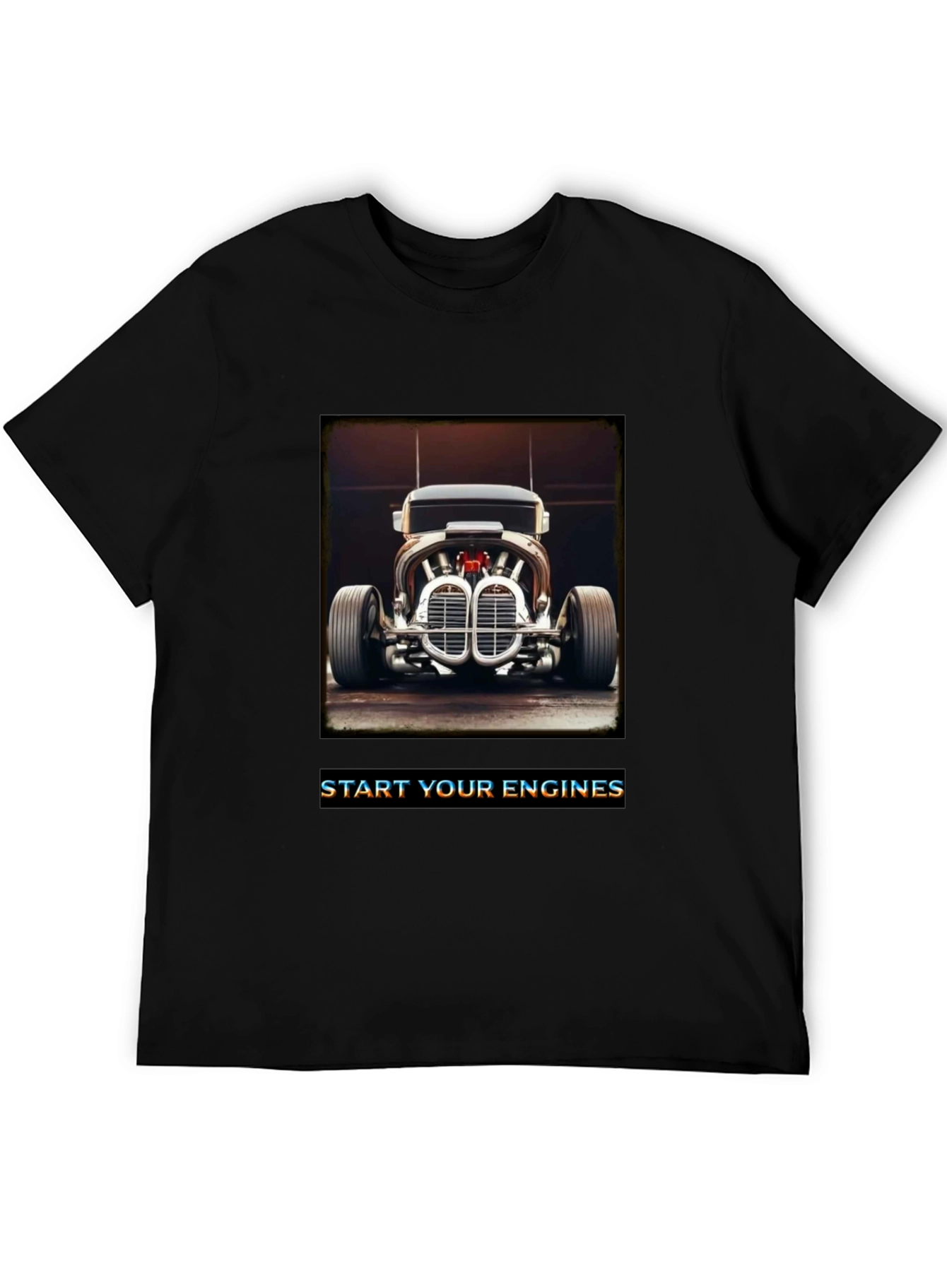 Vintage Car T-Shirt - Start Your Engines Graphic Tee