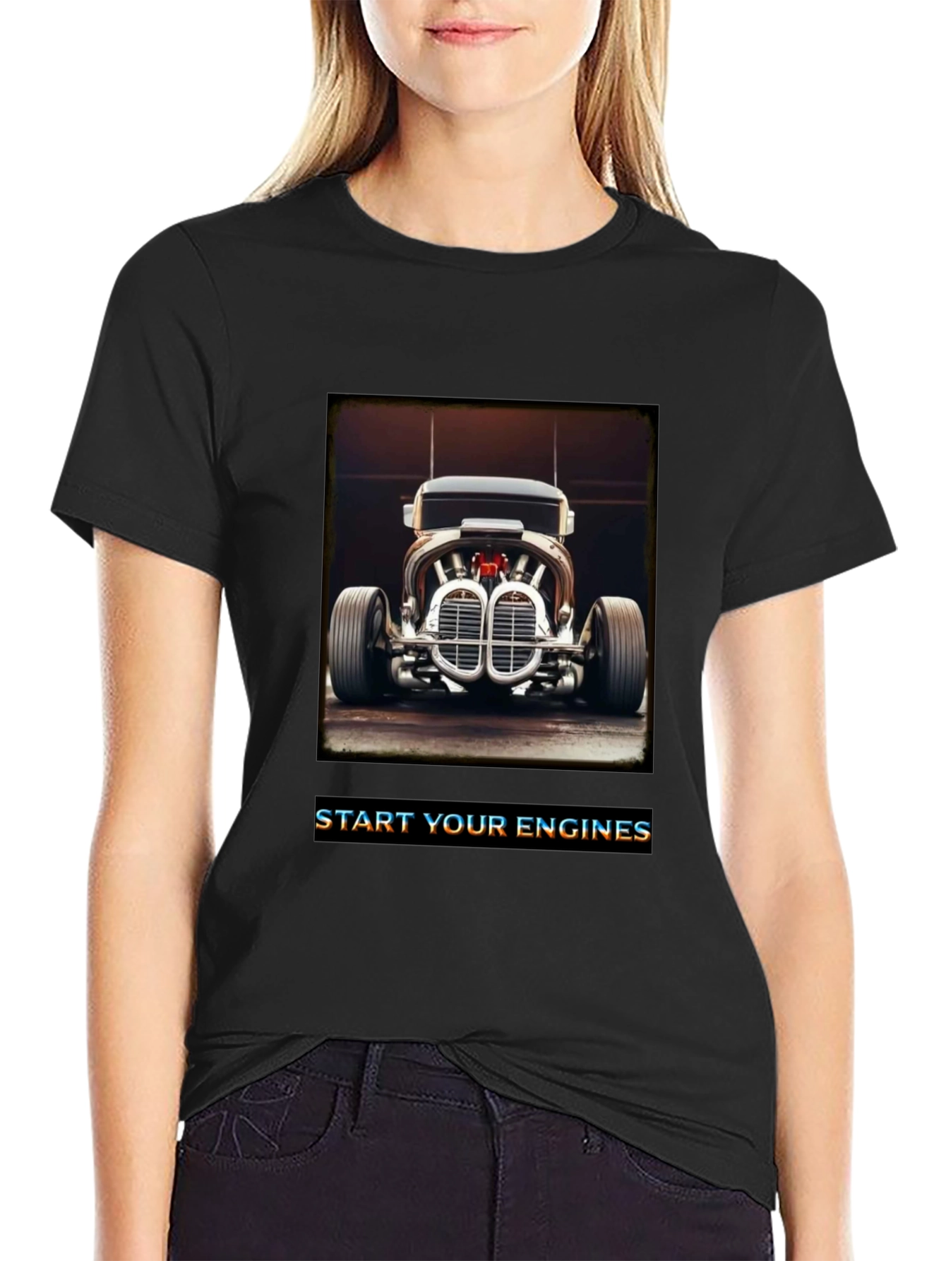 Vintage Car T-Shirt - Start Your Engines Graphic Tee