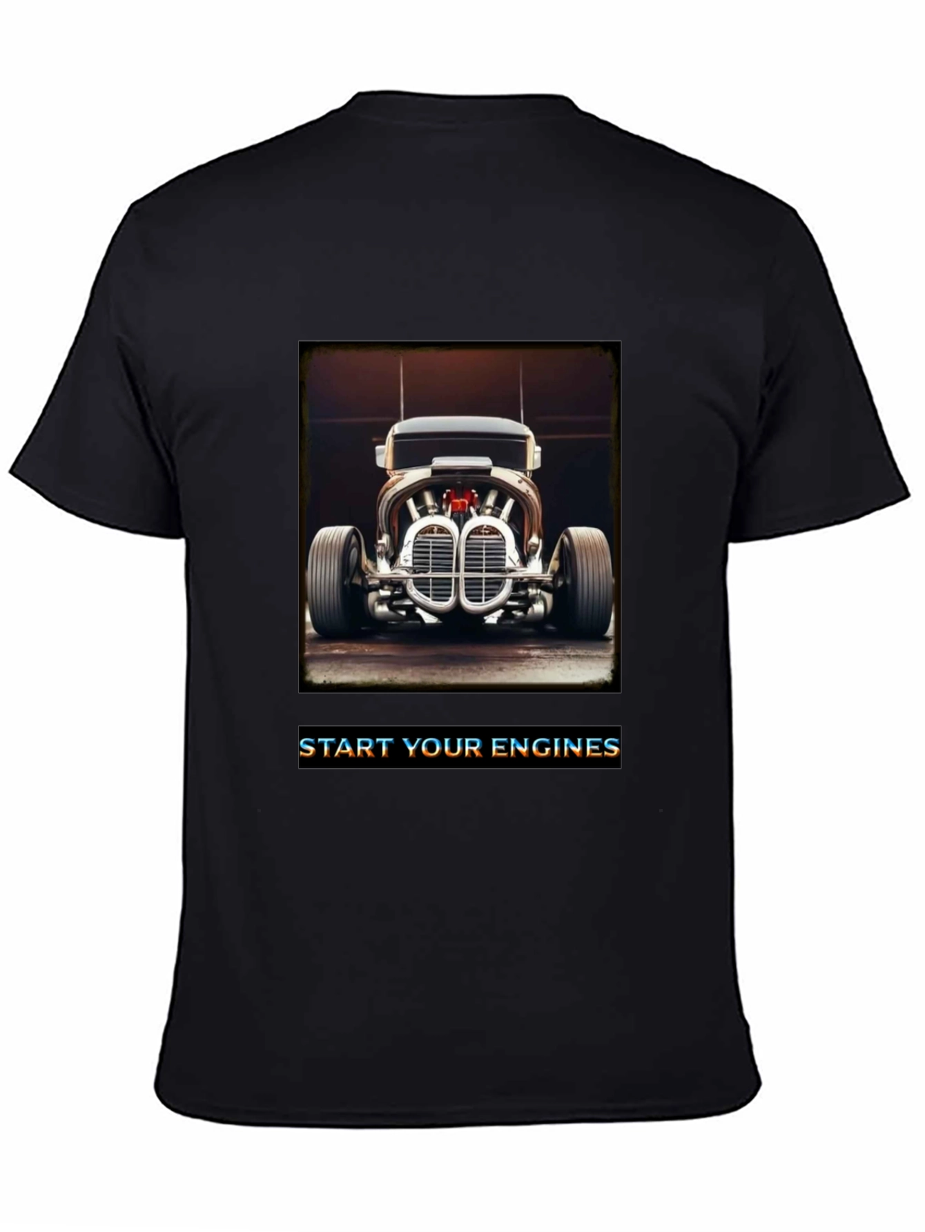 Vintage Car T-Shirt - Start Your Engines Graphic Tee