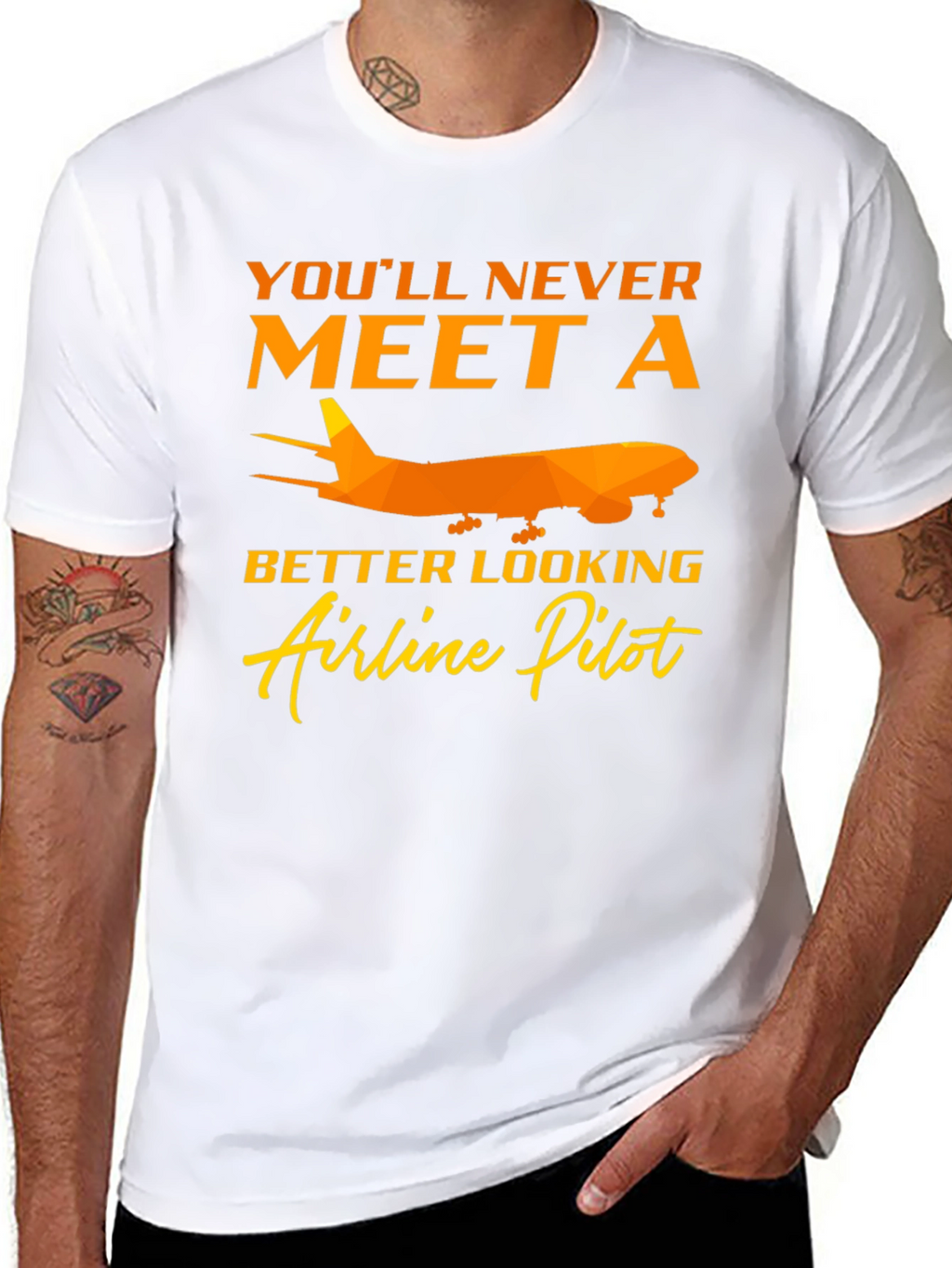 Airline Pilot Graphic T-Shirt
