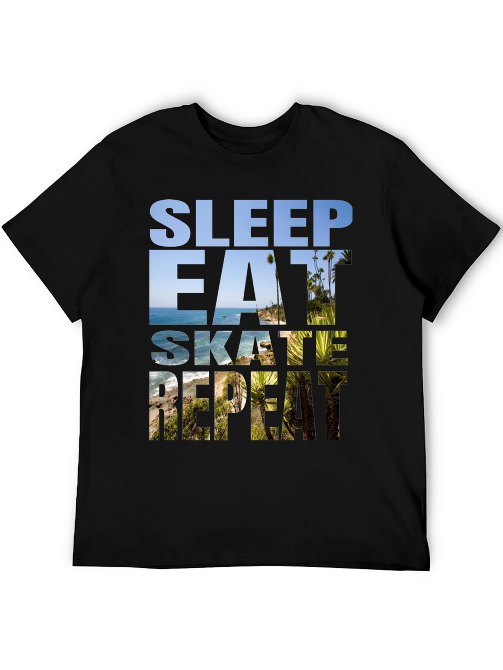 Sleep Eat Skate Repeat Graphic Tee