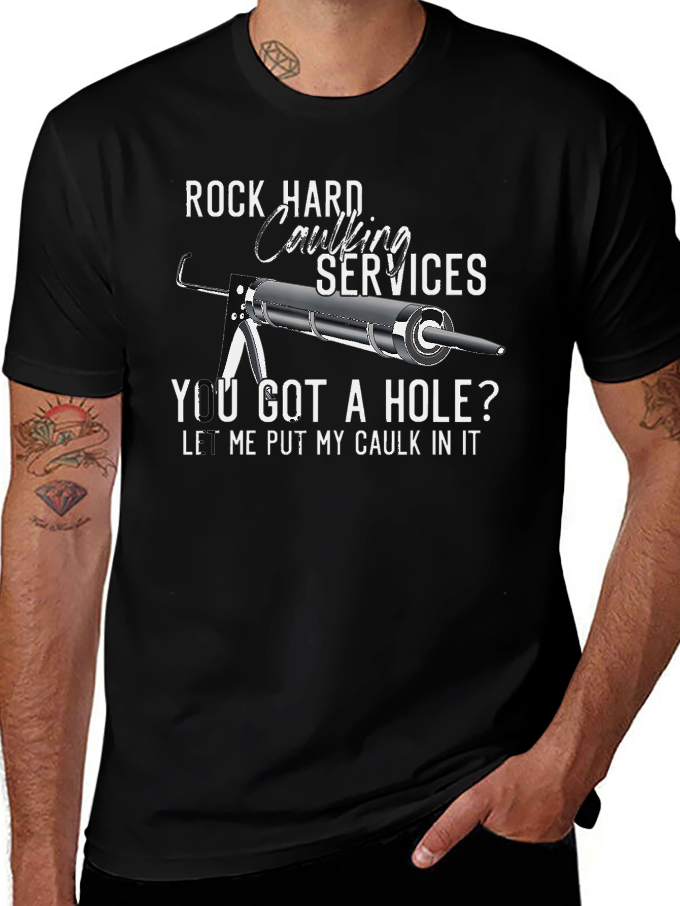 Rock Hard Caulking Services T-Shirt