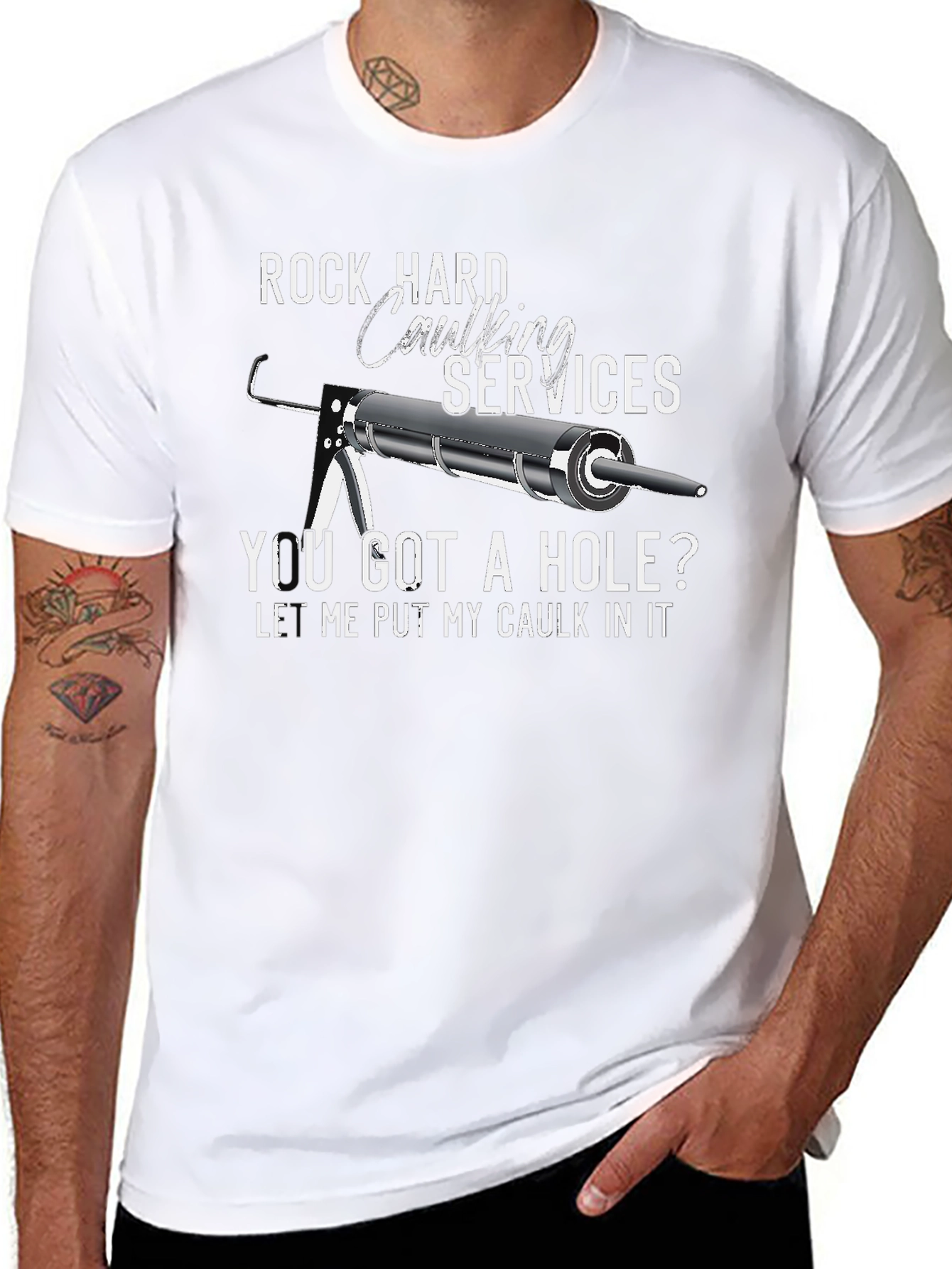 Rock Hard Caulking Services T-Shirt
