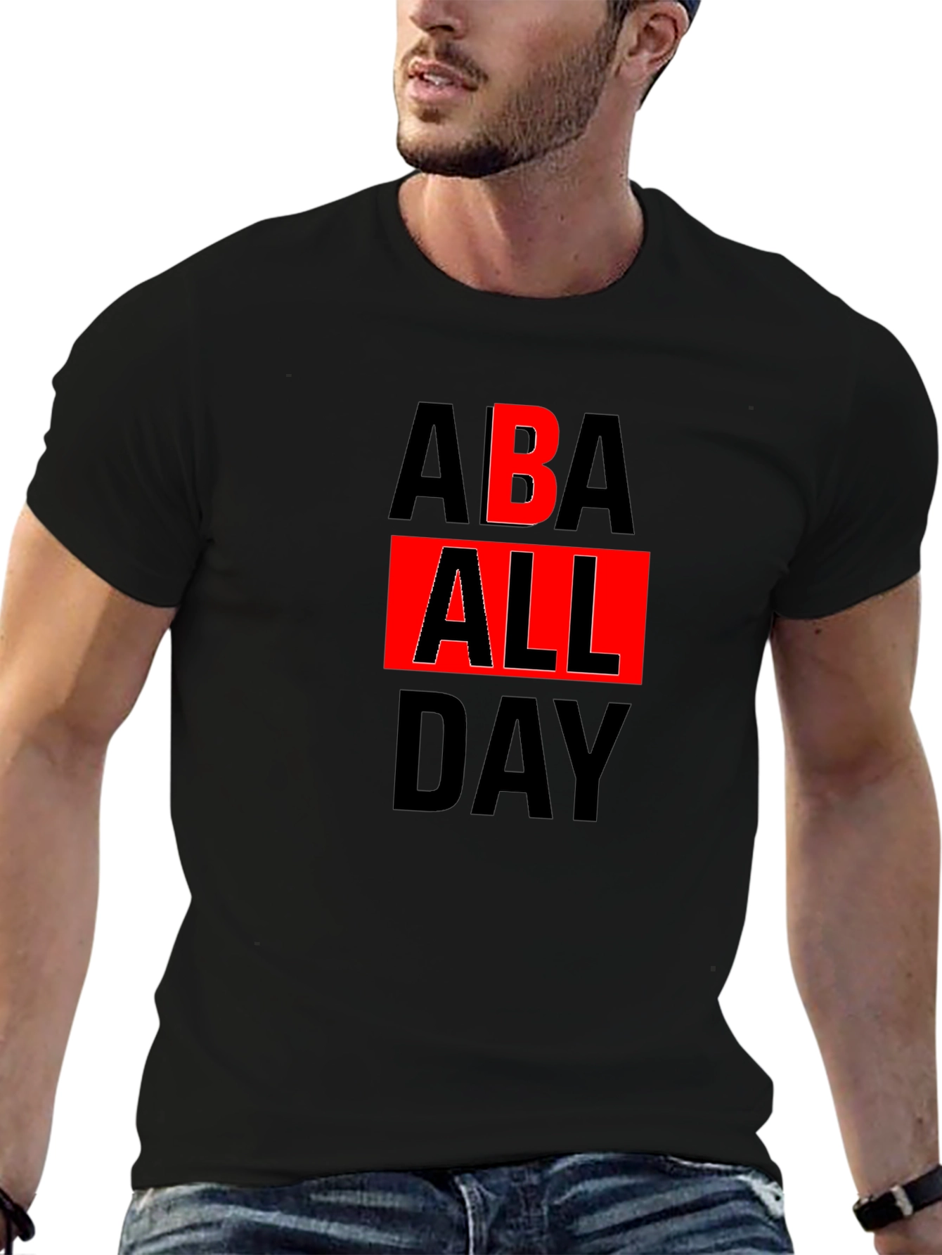 ABA All Day Graphic Tee - Black