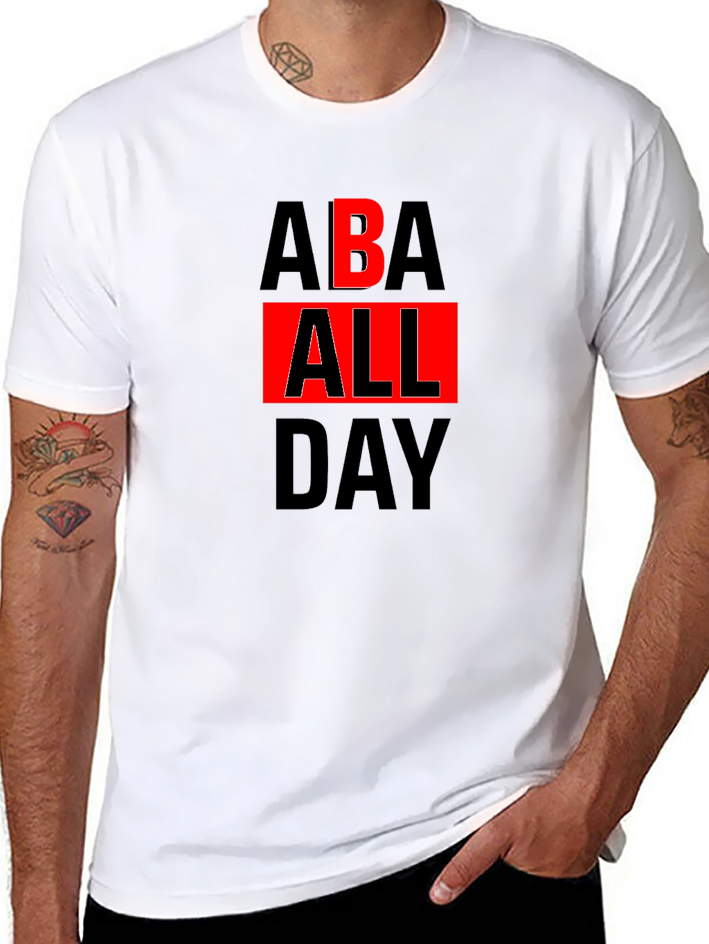 ABA All Day Graphic Tee - Black