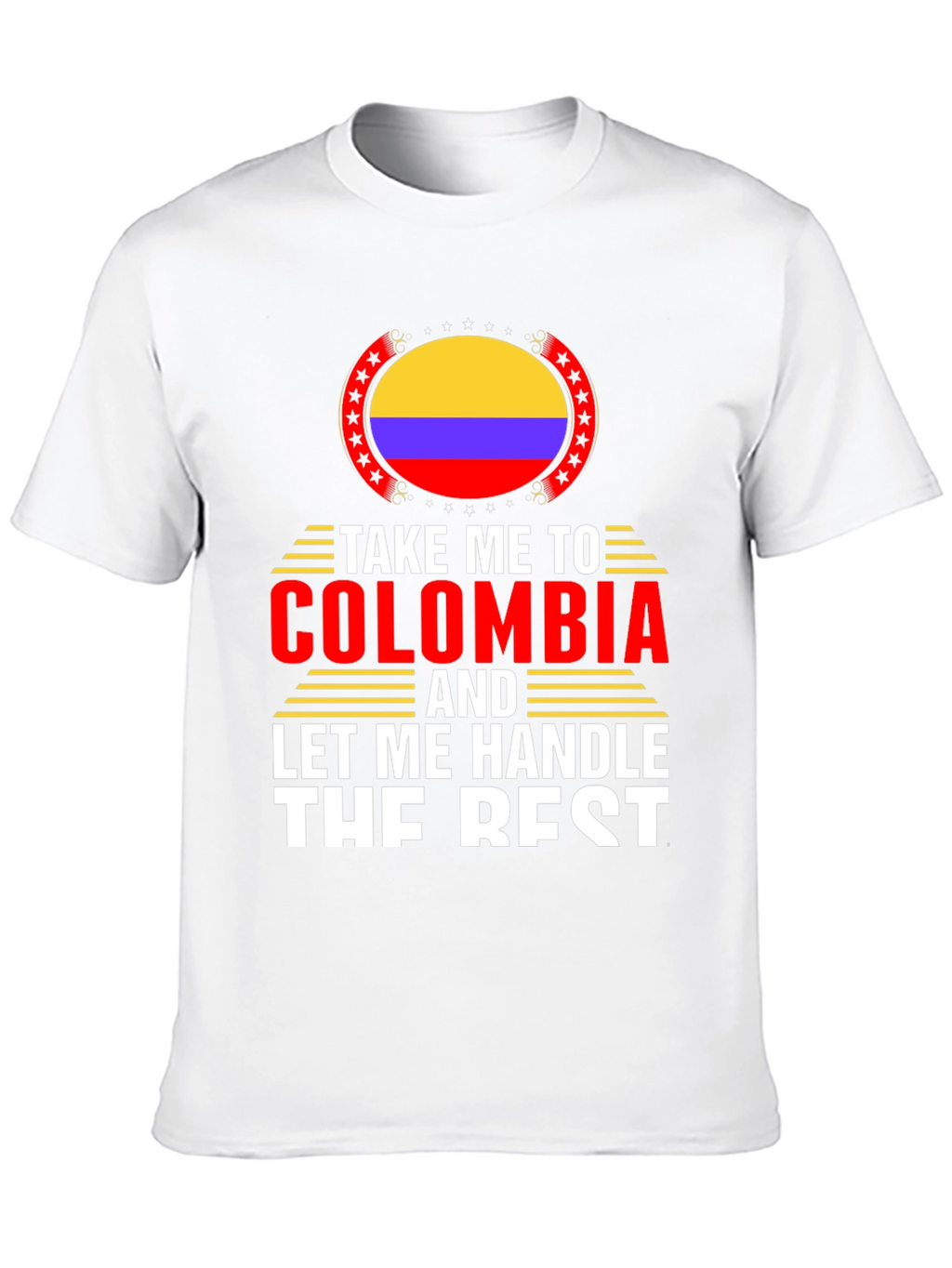 Colombia Flag Graphic T-Shirt