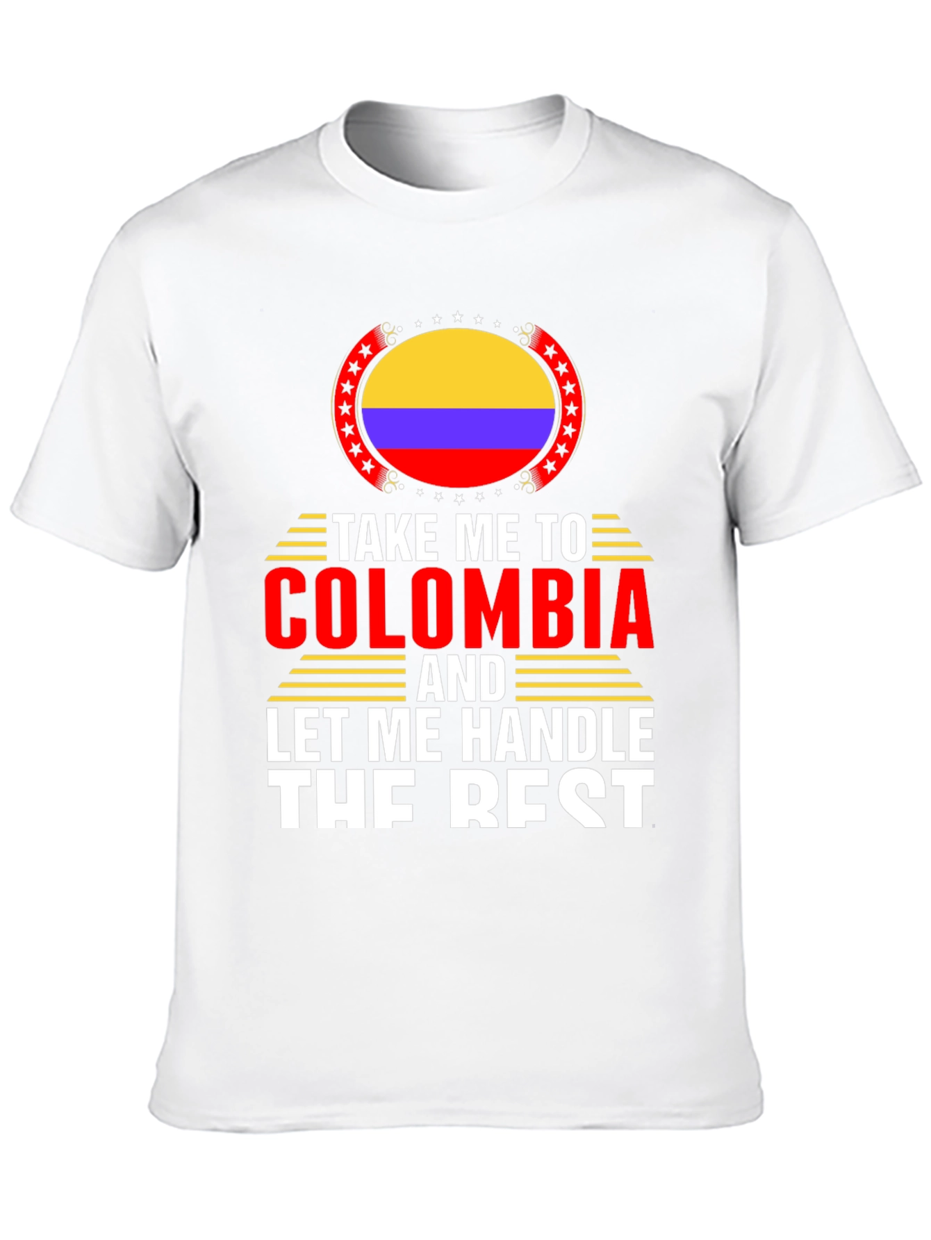 Colombia Flag Graphic T-Shirt