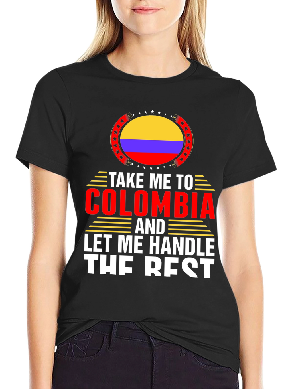 Colombia Flag Graphic T-Shirt