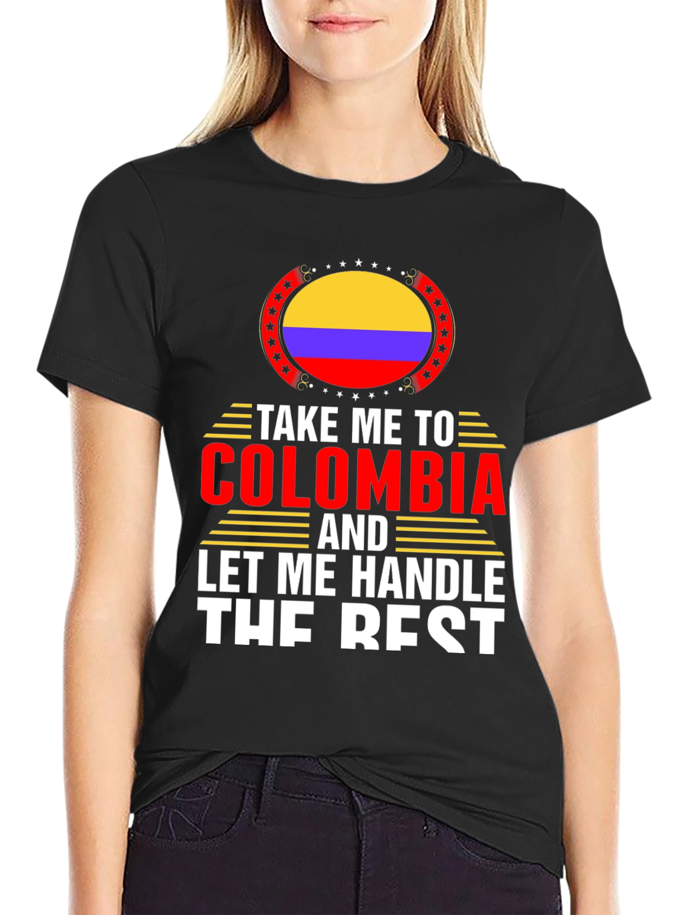 Colombia Flag Graphic T-Shirt