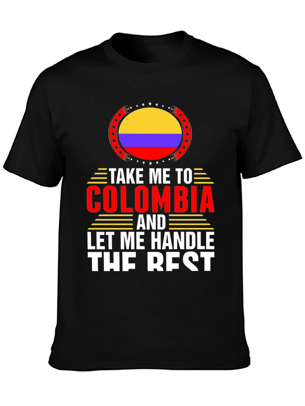 Colombia Flag Graphic T-Shirt