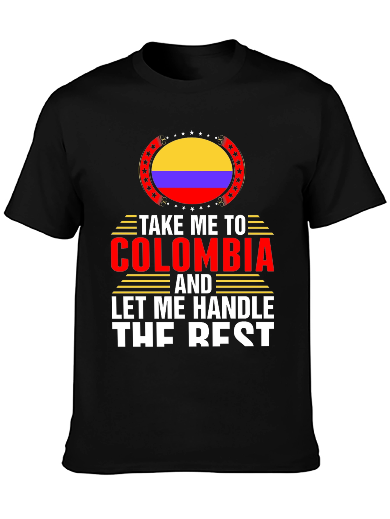 Colombia Flag Graphic T-Shirt