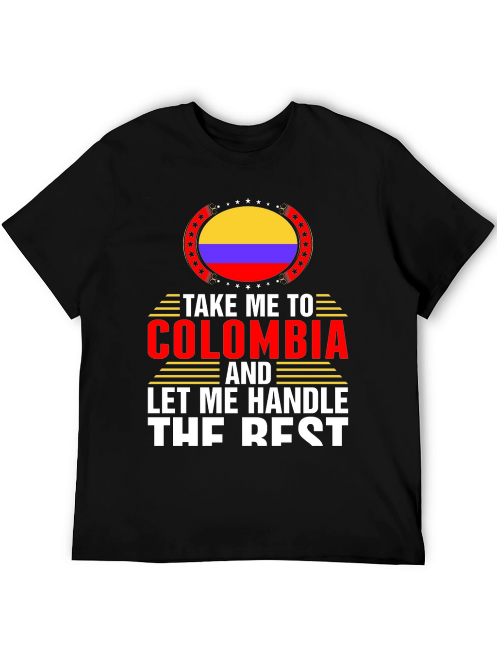 Colombia Flag Graphic T-Shirt