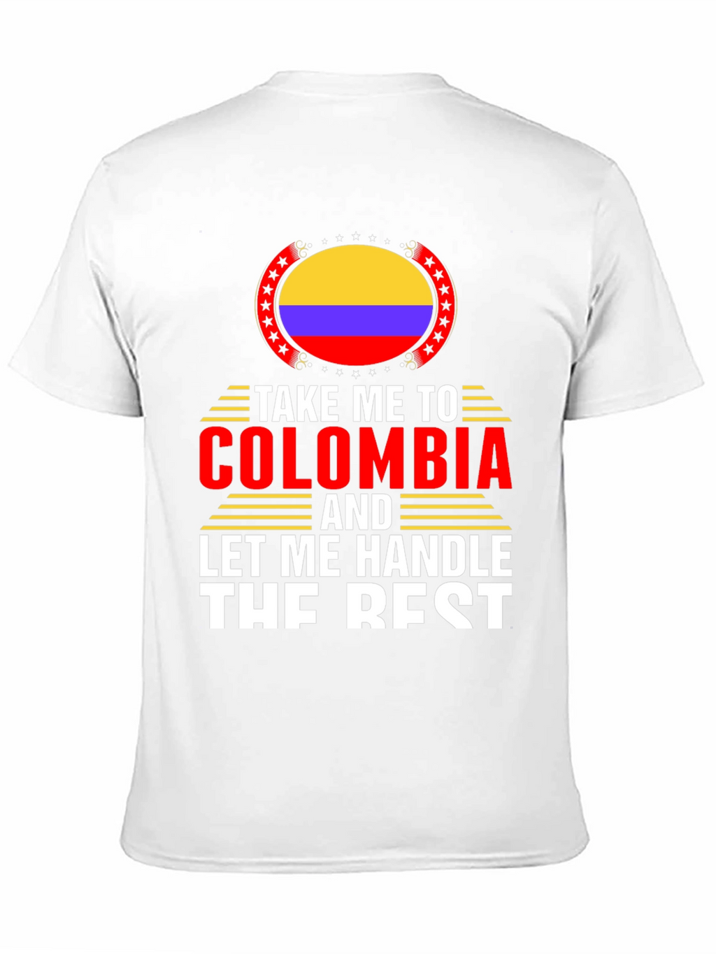 Colombia Flag Graphic T-Shirt