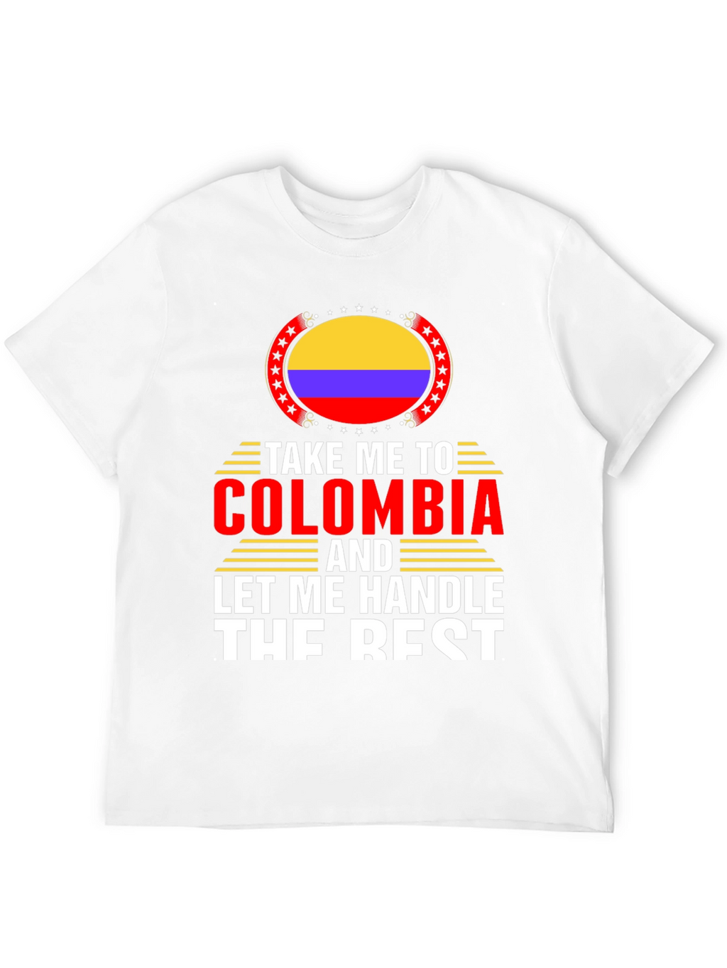 Colombia Flag Graphic T-Shirt