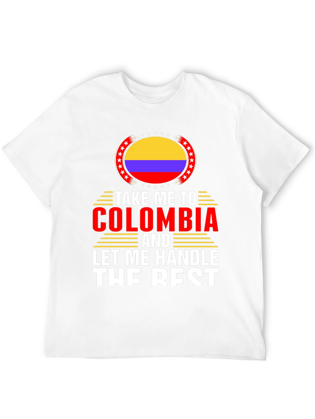 Colombia Flag Graphic T-Shirt