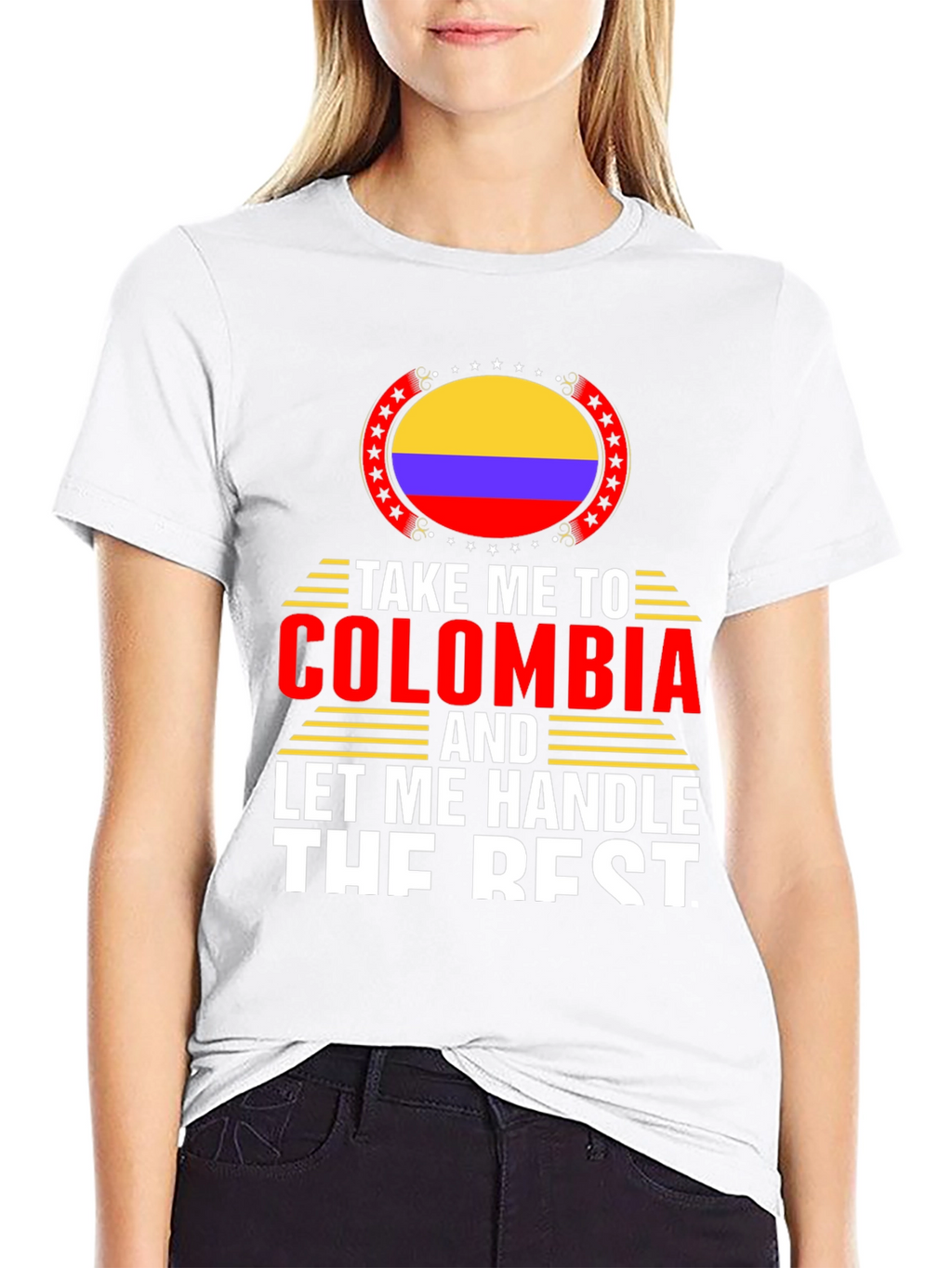 Colombia Flag Graphic T-Shirt