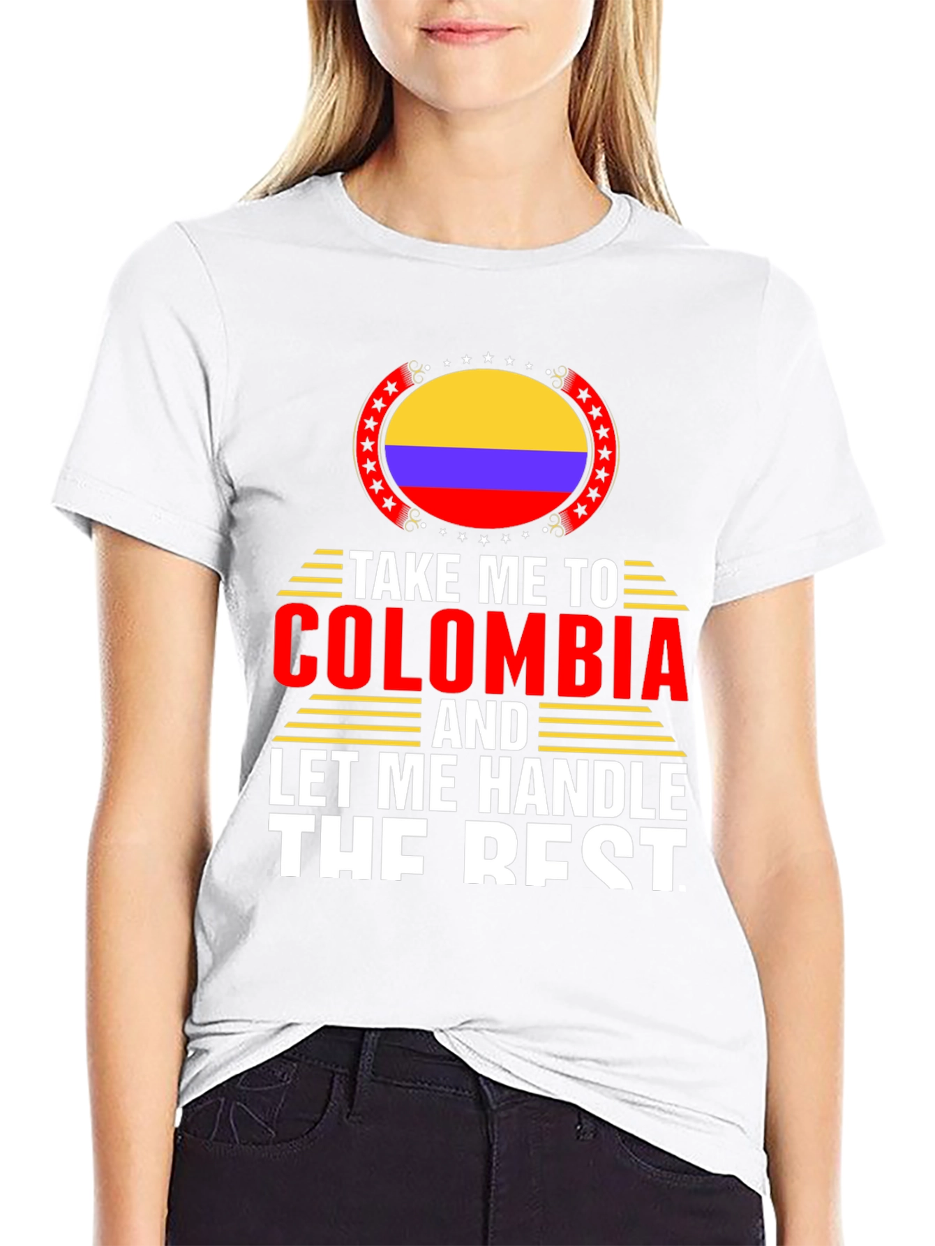 Colombia Flag Graphic T-Shirt