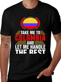 Colombia Flag Graphic T-Shirt