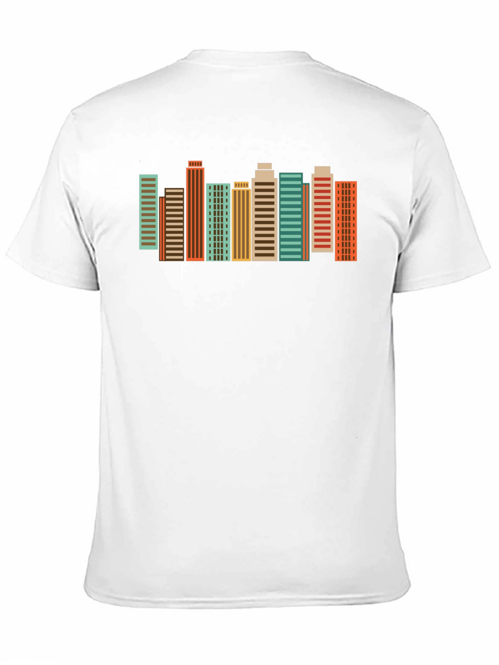 Retro Cityscape Graphic Tee - Urban Style
