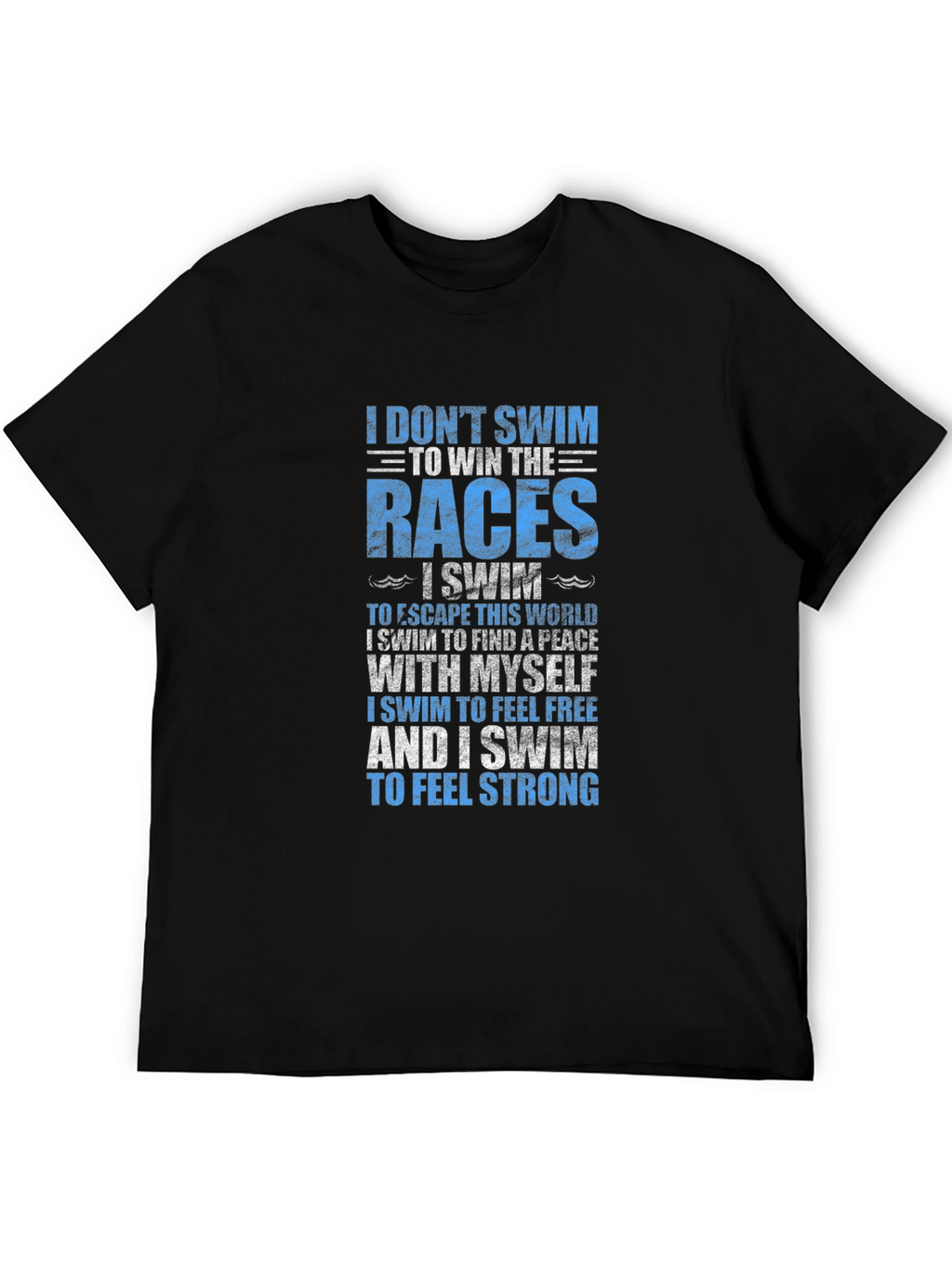 Swimmers Motivation T-Shirt - Swim for Yourself