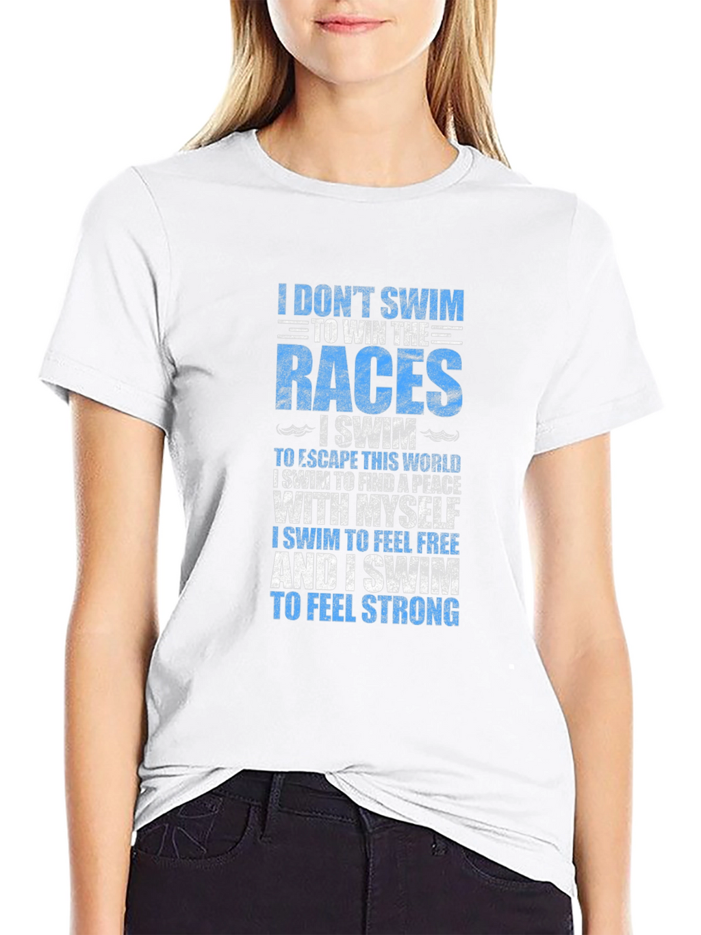 Swimmers Motivation T-Shirt - Swim for Yourself