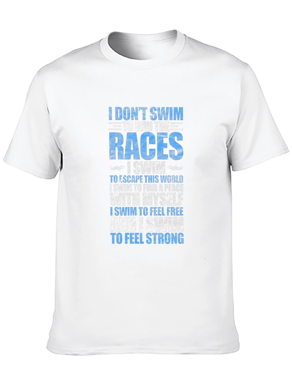 Swimmers Motivation T-Shirt - Swim for Yourself