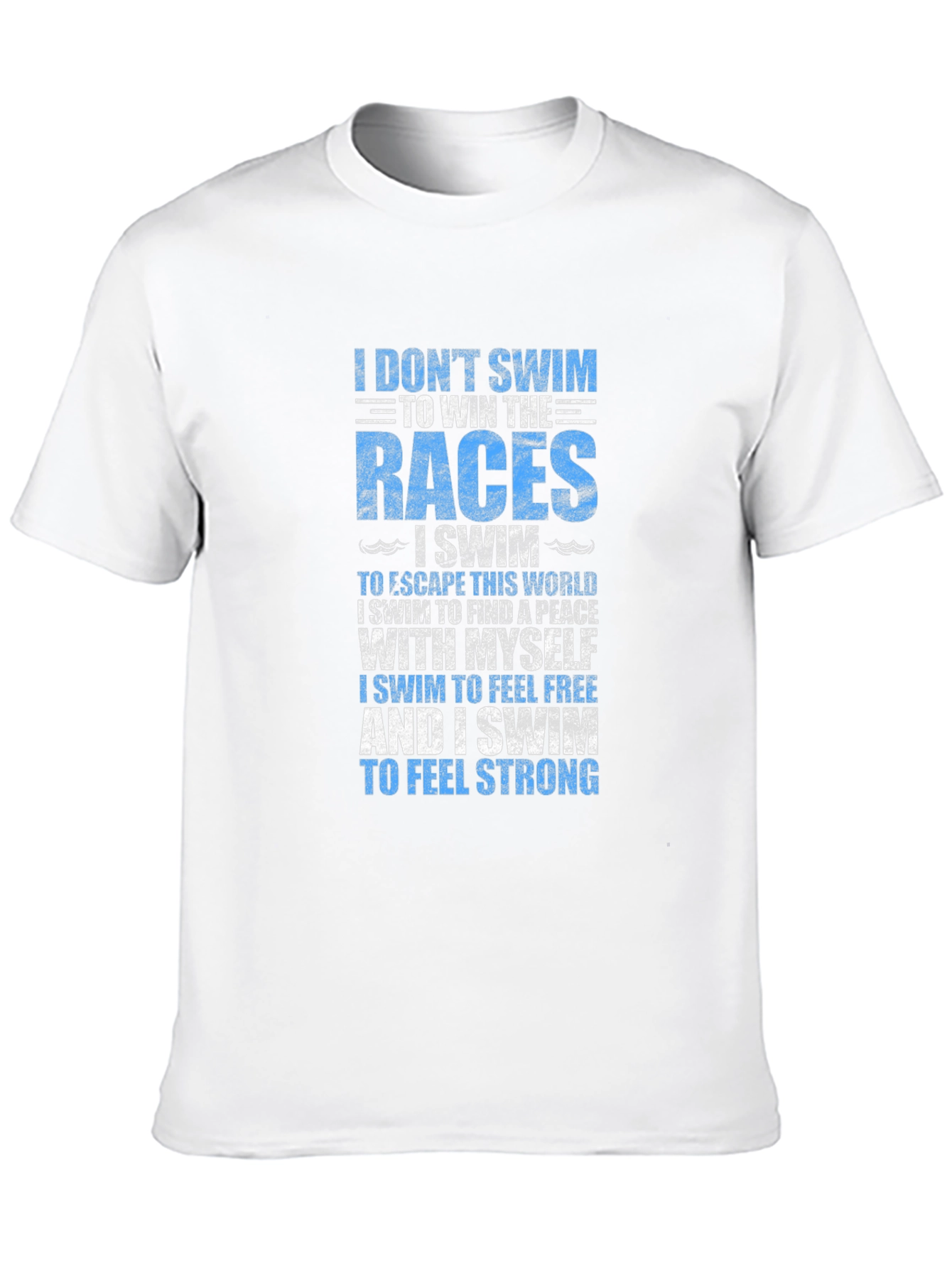 Swimmers Motivation T-Shirt - Swim for Yourself