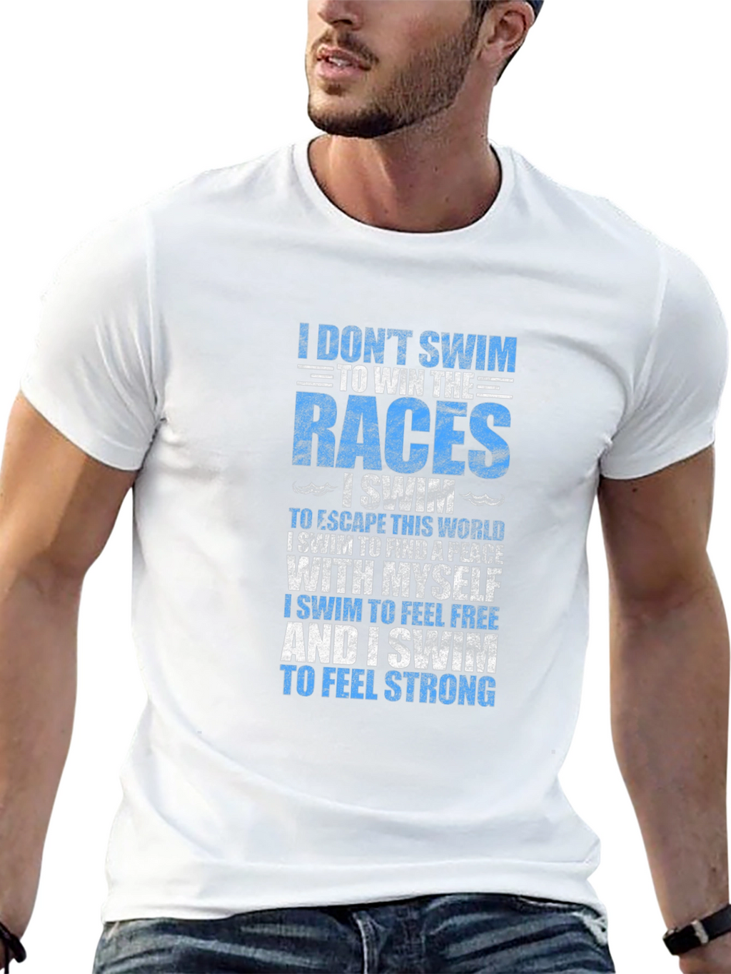 Swimmers Motivation T-Shirt - Swim for Yourself