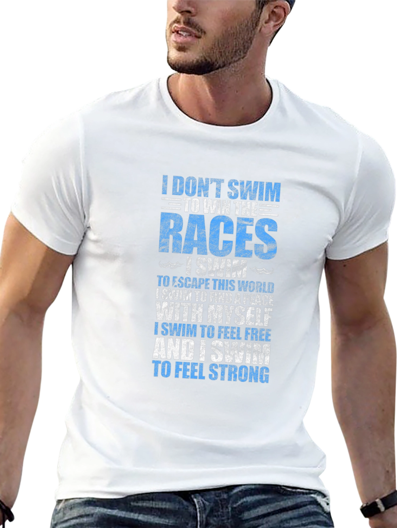 Swimmers Motivation T-Shirt - Swim for Yourself