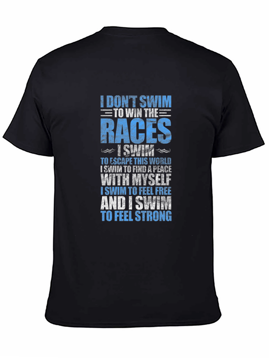 Swimmers Motivation T-Shirt - Swim for Yourself