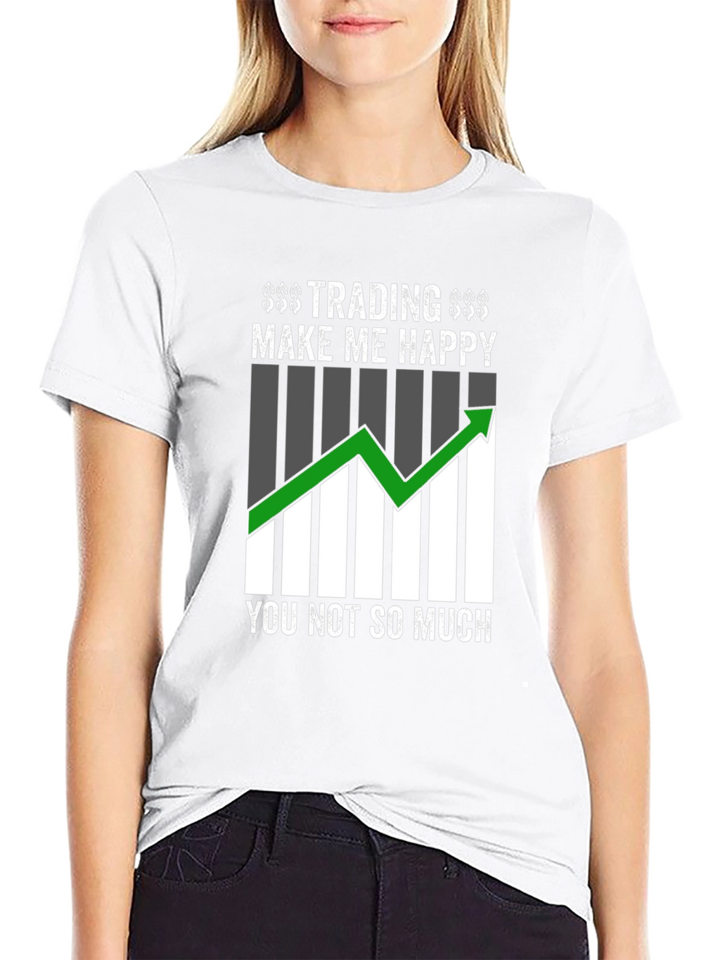 Trading Makes Me Happy Graphic T-Shirt