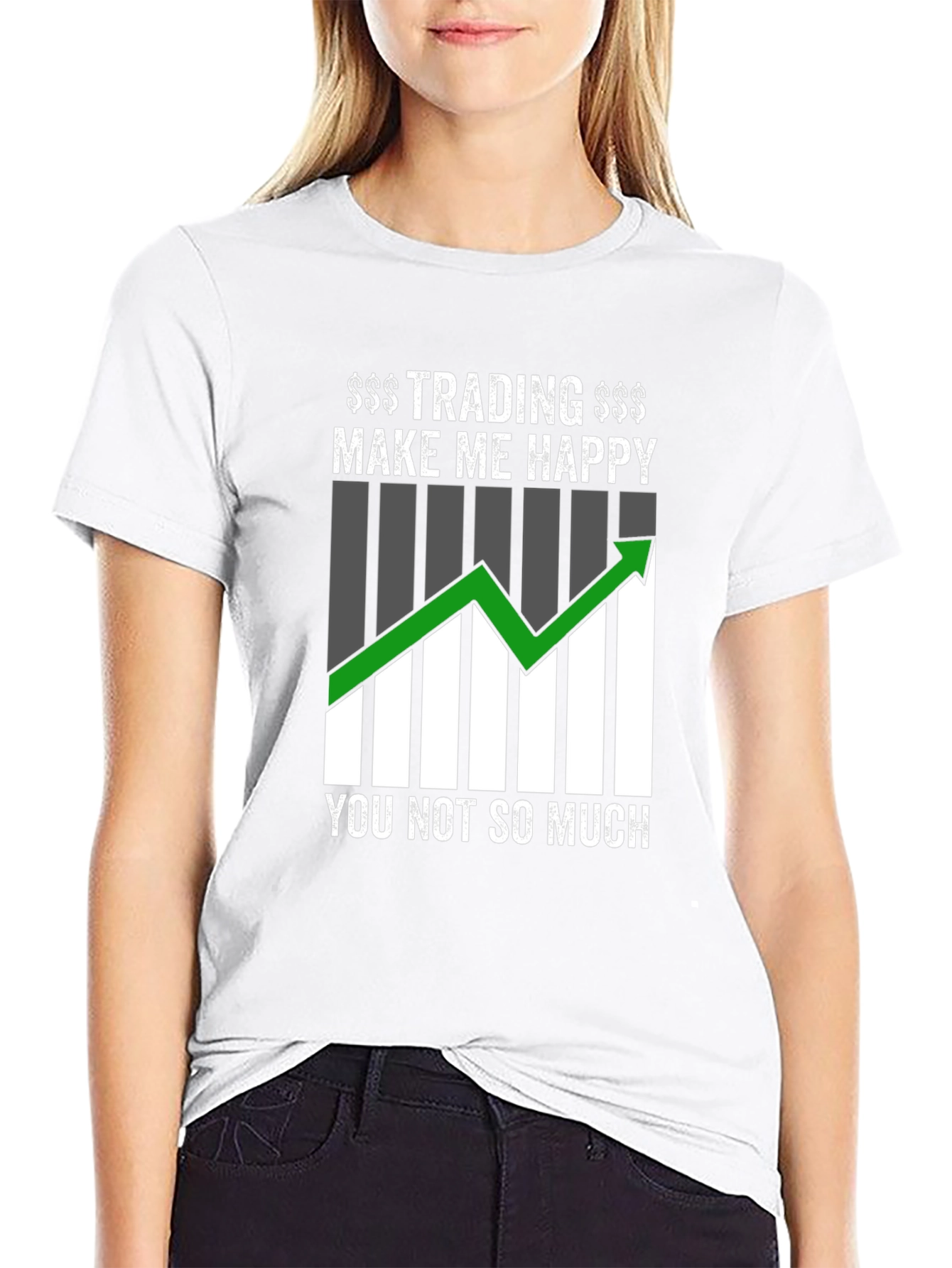Trading Makes Me Happy Graphic T-Shirt