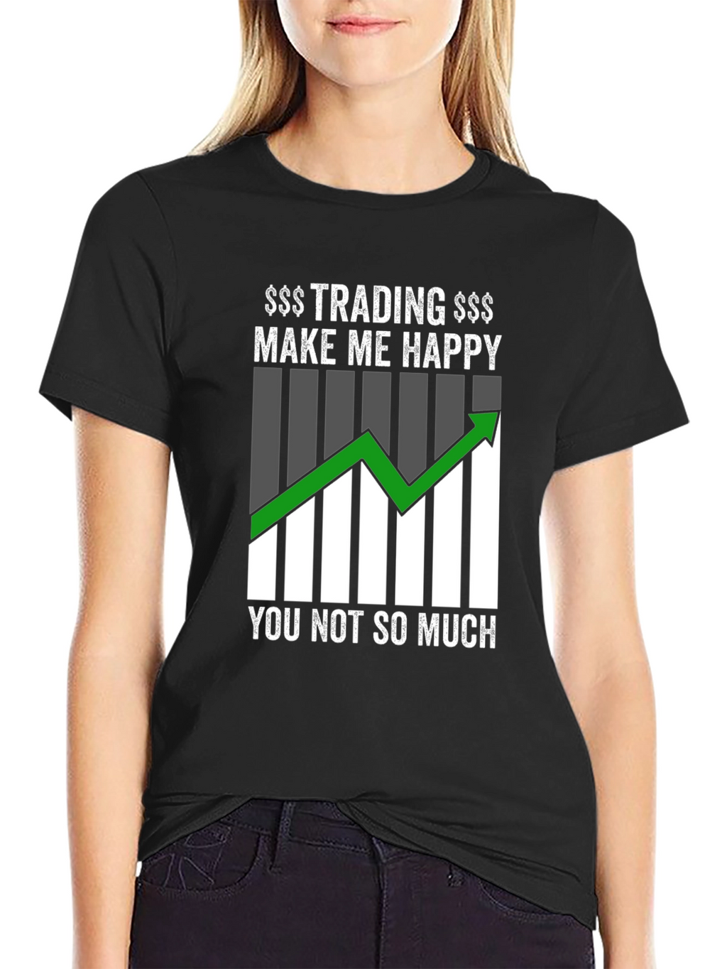 Trading Makes Me Happy Graphic T-Shirt