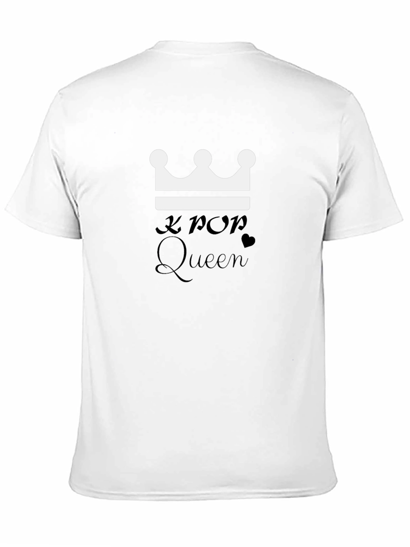 K-Pop Queen Black Graphic Tee