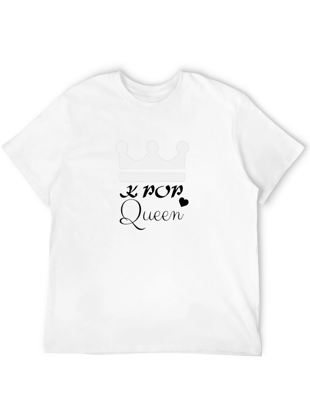 K-Pop Queen Black Graphic Tee